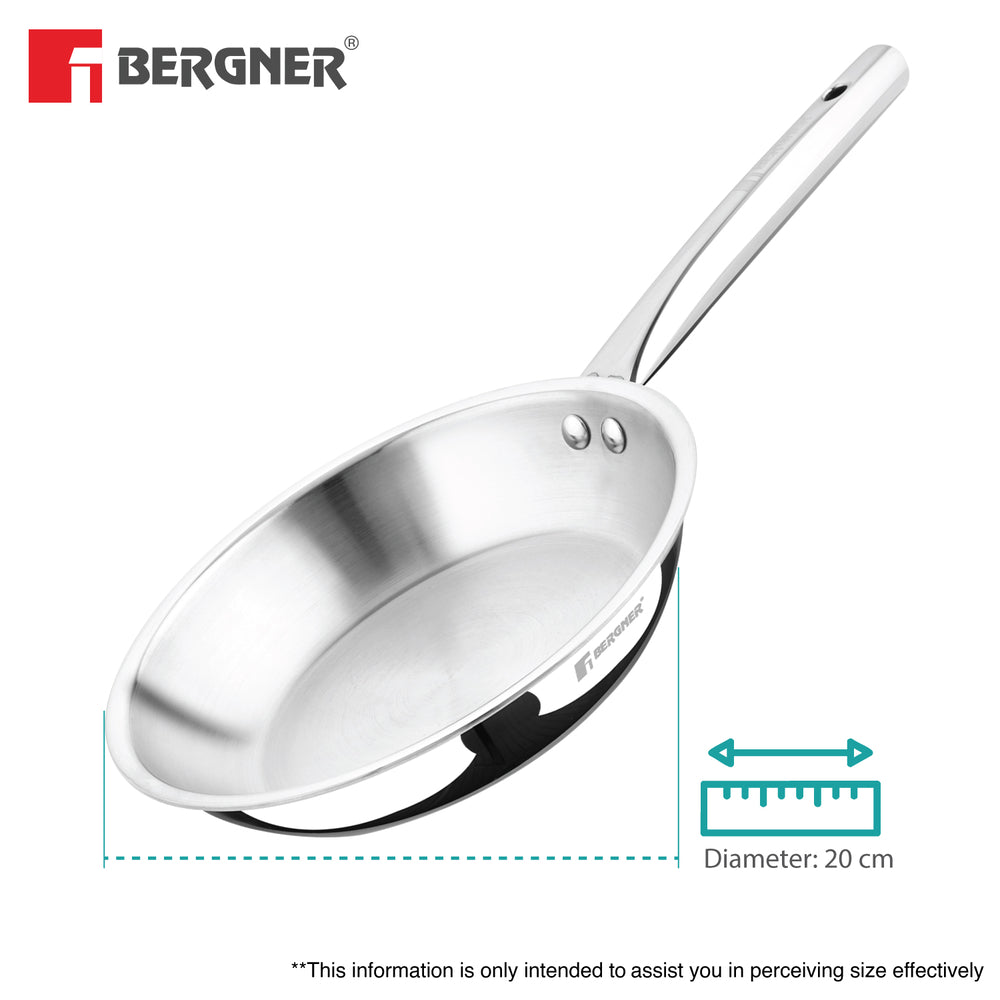 TriPro Tri-Ply Stainless Steel Frypan