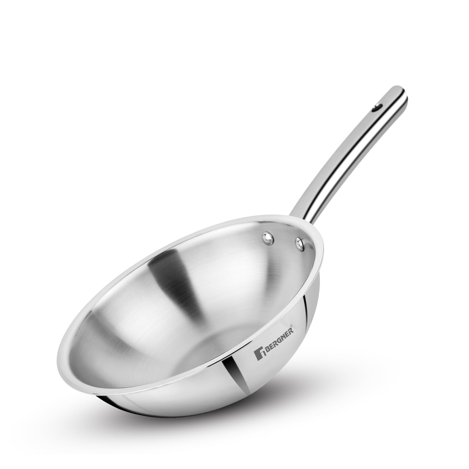 TriPro Tri-Ply Stainless Steel 24 cm (2.8 L) Wok
