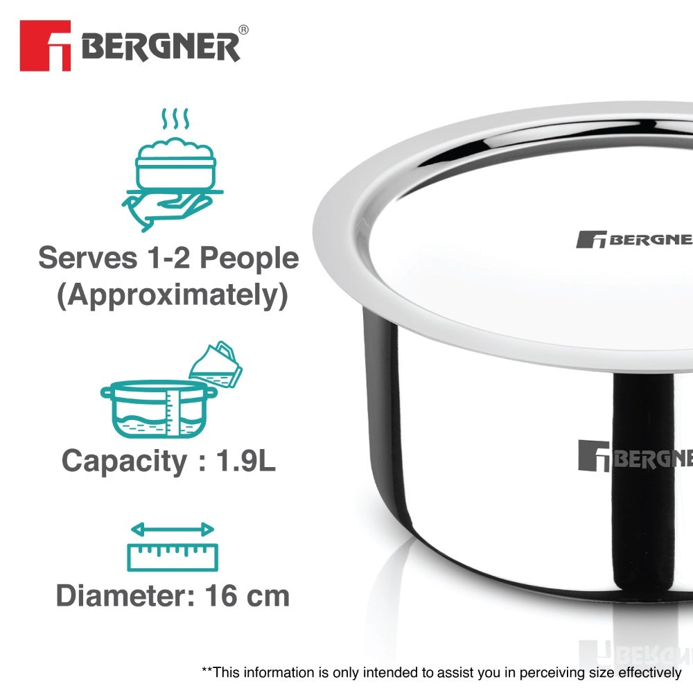 Argent Tri-Ply Stainless Steel Tope