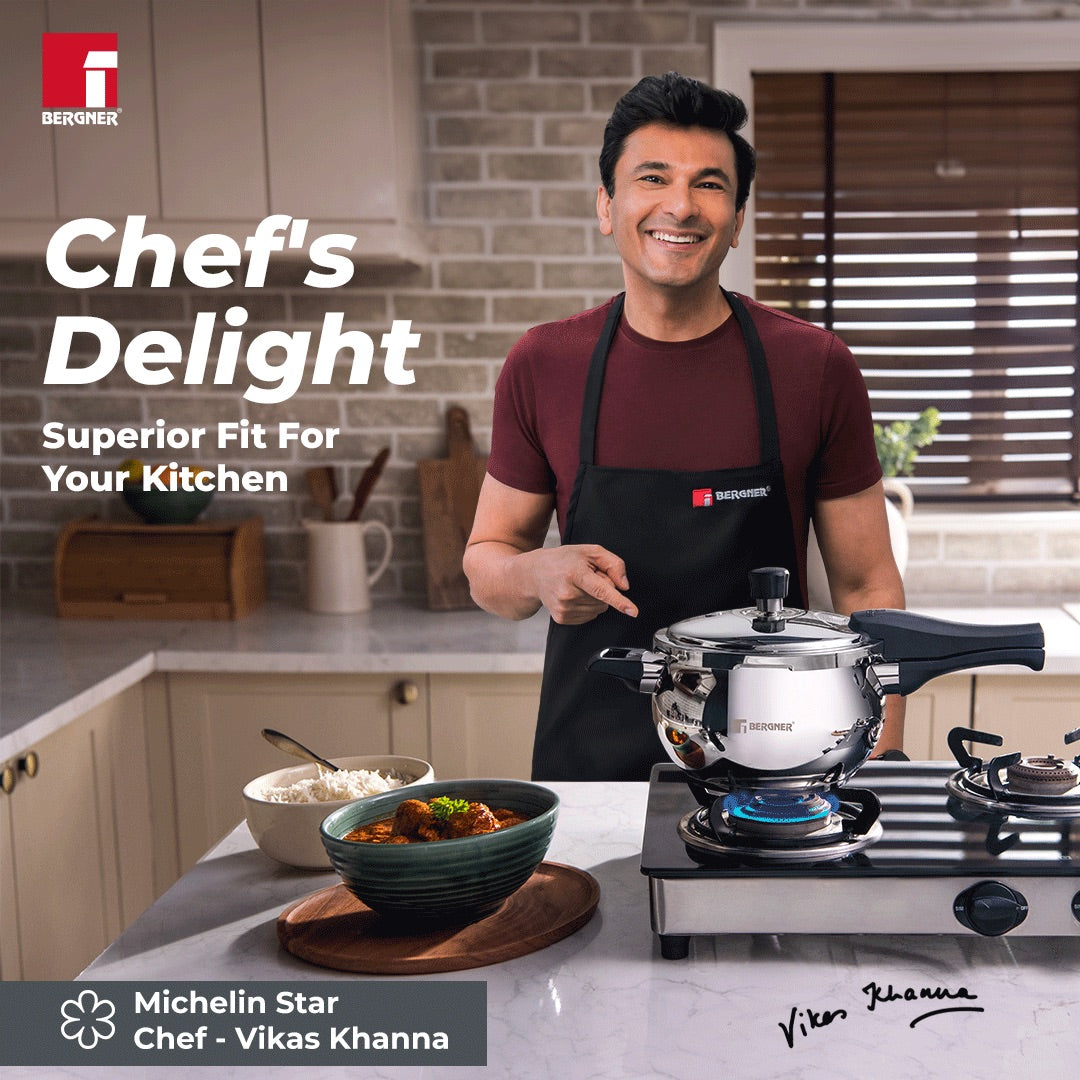 Pura Stainless Steel Outer Lid Pressure Cooker