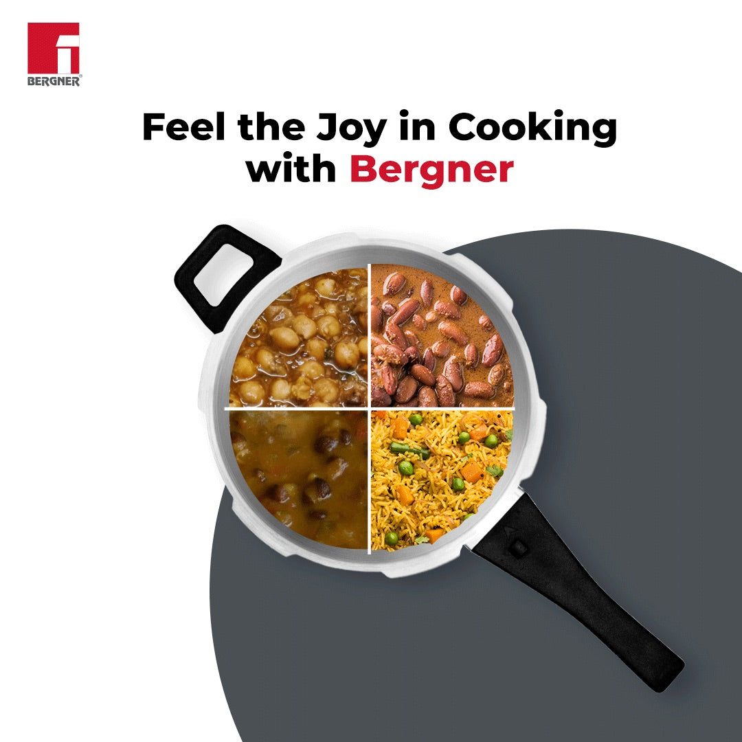 Pura Stainless Steel Outer Lid Pressure Cooker