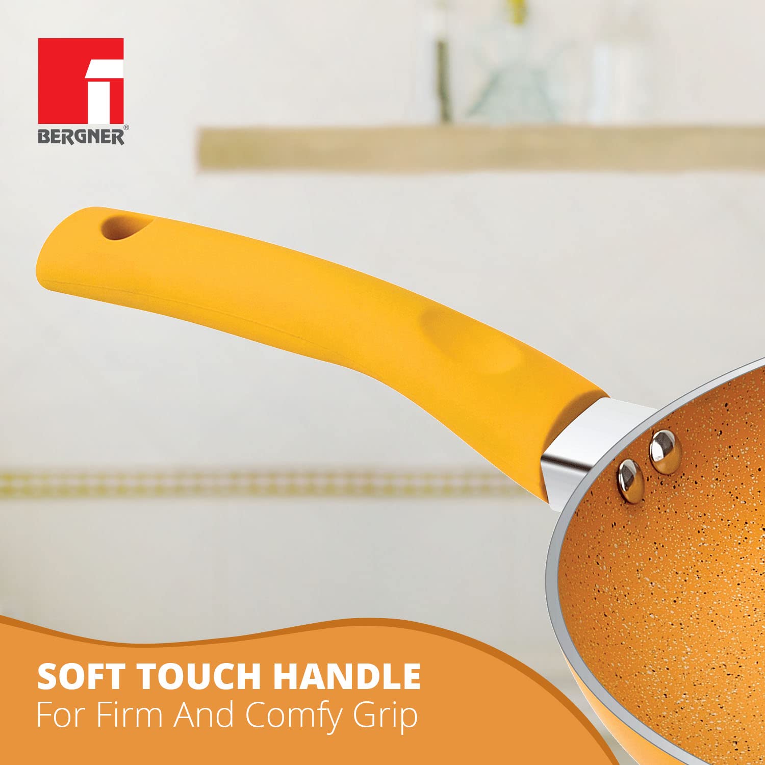 Tasty Non-Stick 4 Pcs Cookware Set - Induction Bottom