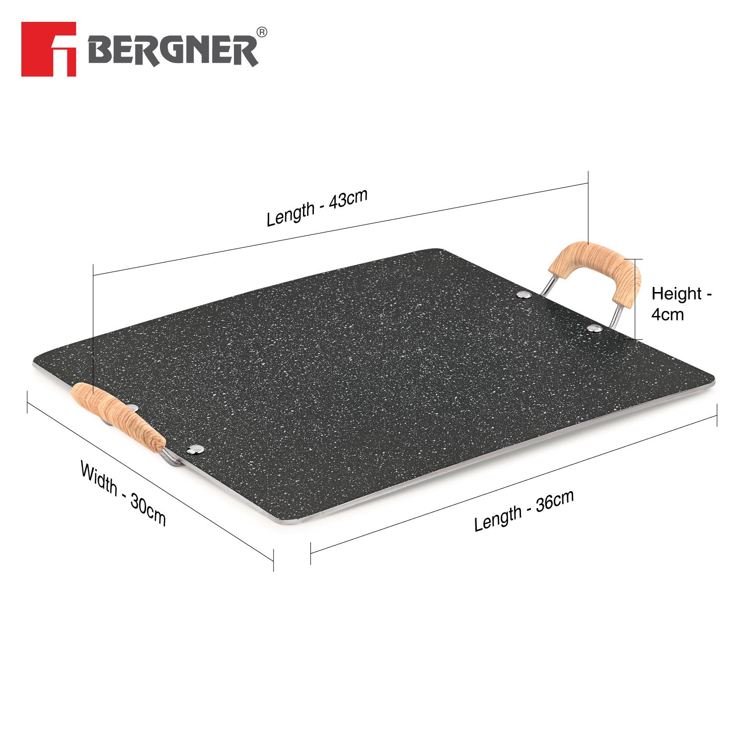 Bellini Plus Aura Non-Stick Patri Tawa - Gas Stove Compatible