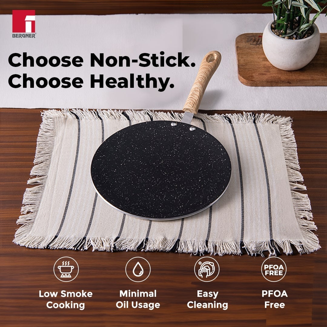 Bellini Plus Aura 5-Layer Non-Stick Concave Roti Tawa - Induction Bottom