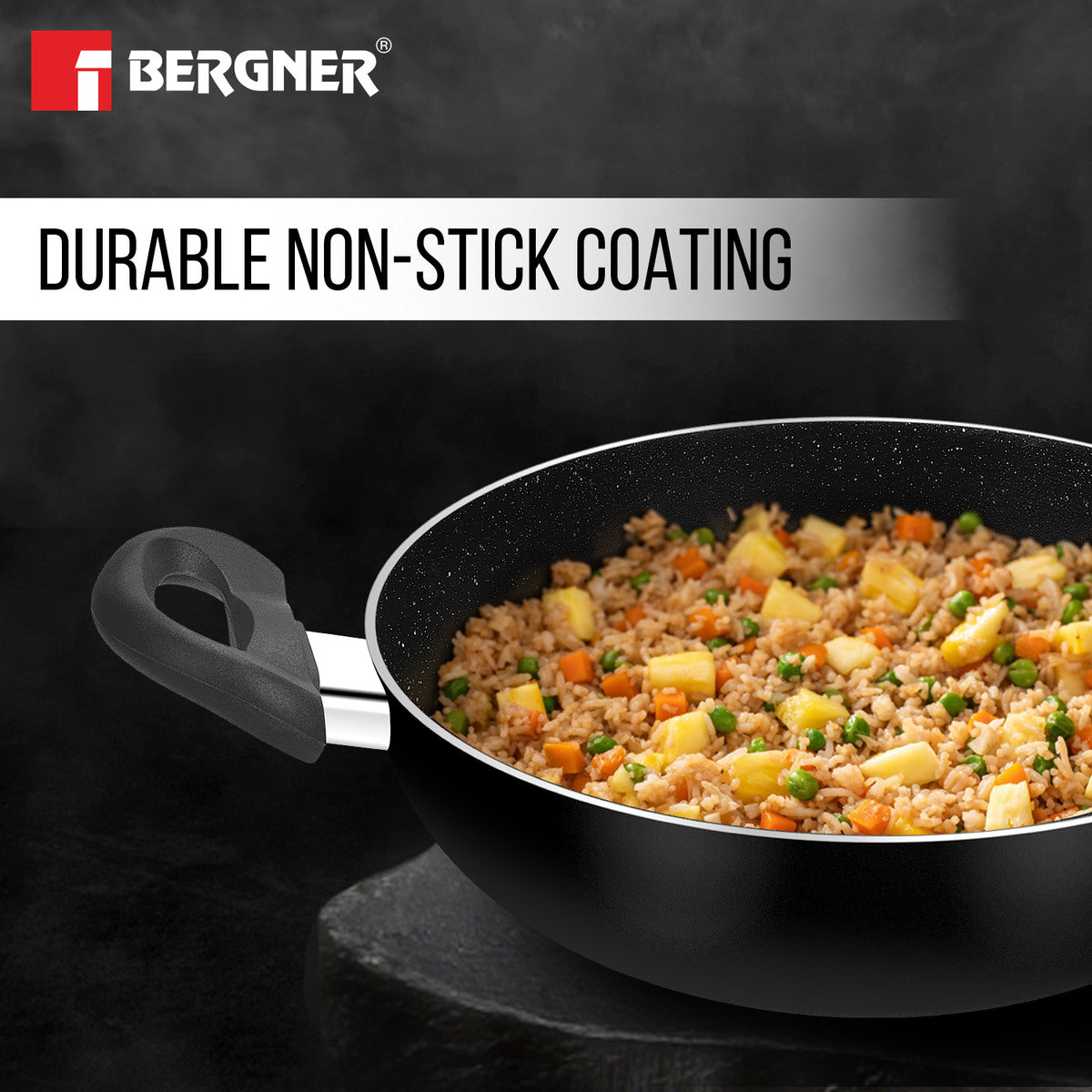 Stone Plus Non-Stick 4 Pcs Cookware Set - Induction Bottom