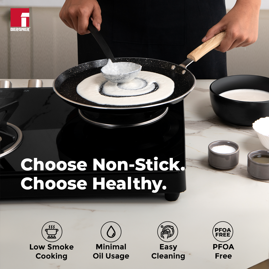 Bellini Plus Aura 5-Layer Non-Stick Dosa Tawa - Induction Bottom