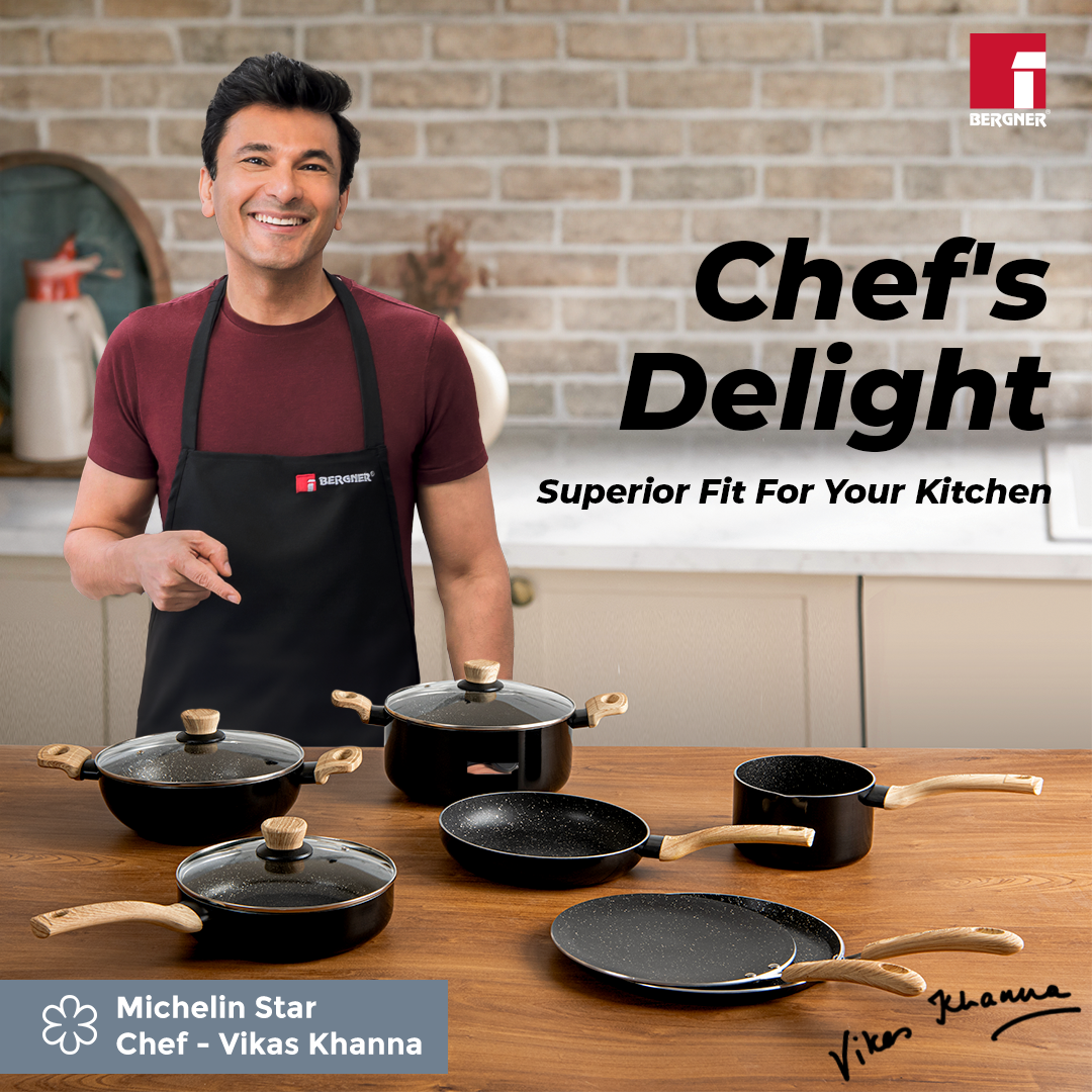 Bellini Plus Aura 5-Layer Non-Stick Kadai - Induction Bottom