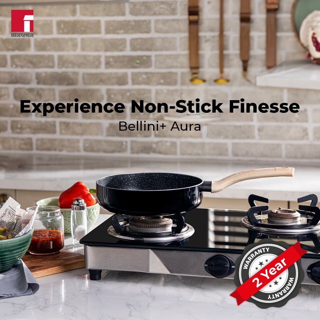 Bellini Plus Aura 5-Layer Non-Stick Deep Frypan - Induction Bottom