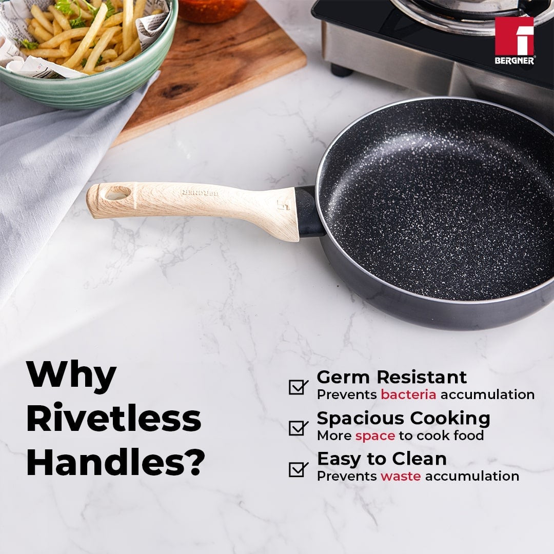 Bellini Plus Aura 5-Layer Non-Stick Deep Frypan - Induction Bottom