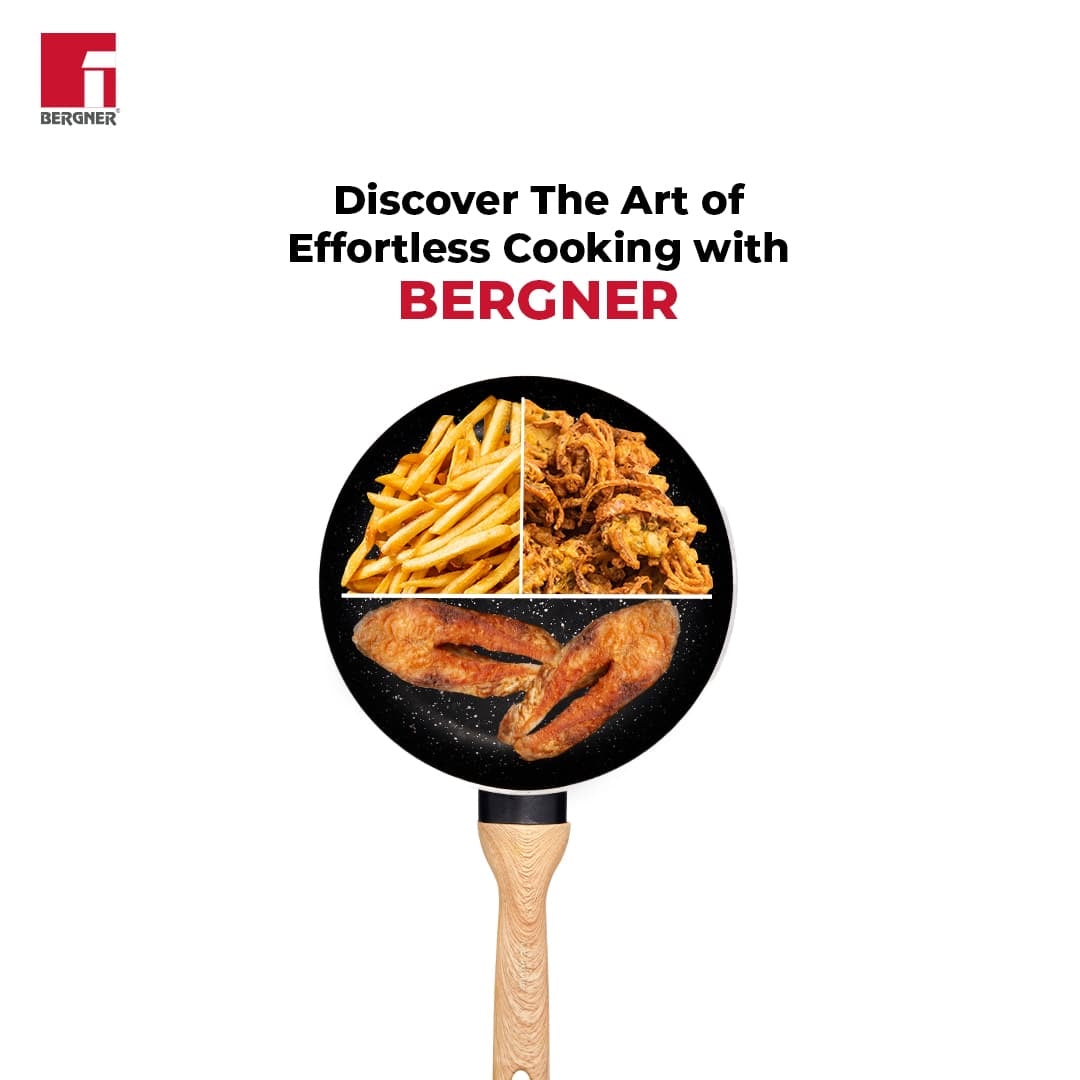 Bellini Plus Aura 5-Layer Non-Stick Deep Frypan - Induction Bottom