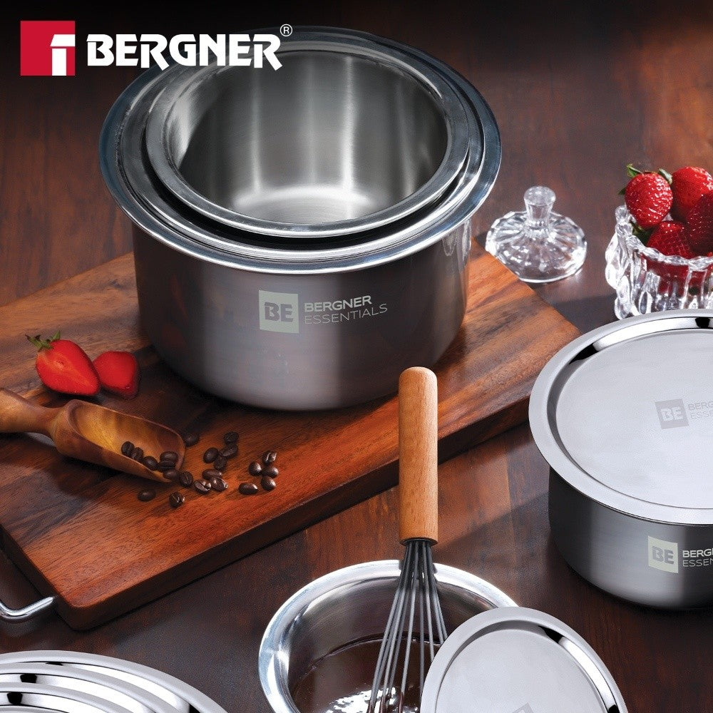 BE Essentials Triply 5 Pcs Tope Set with Lid