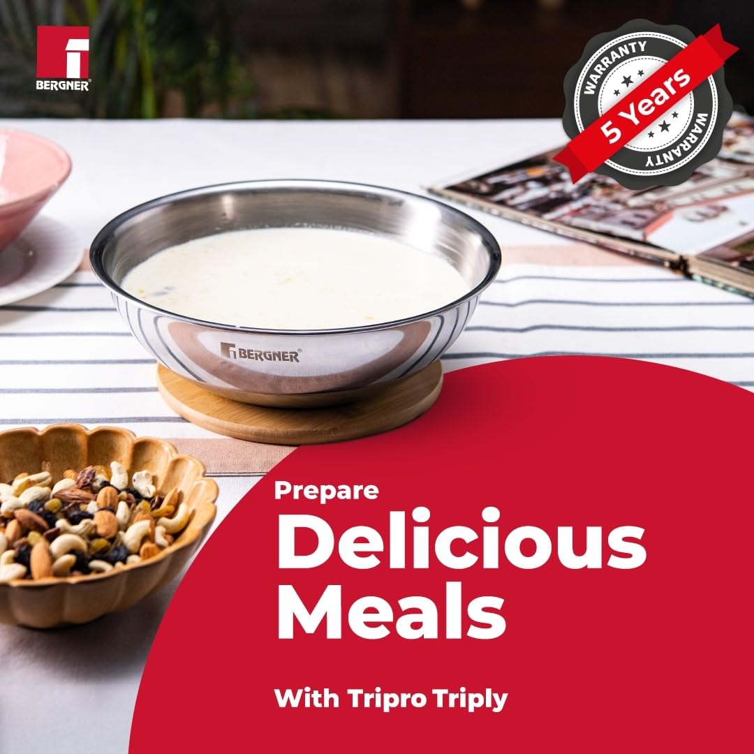 TriPro Triply Combo of 3 Tasras - Induction Bottom