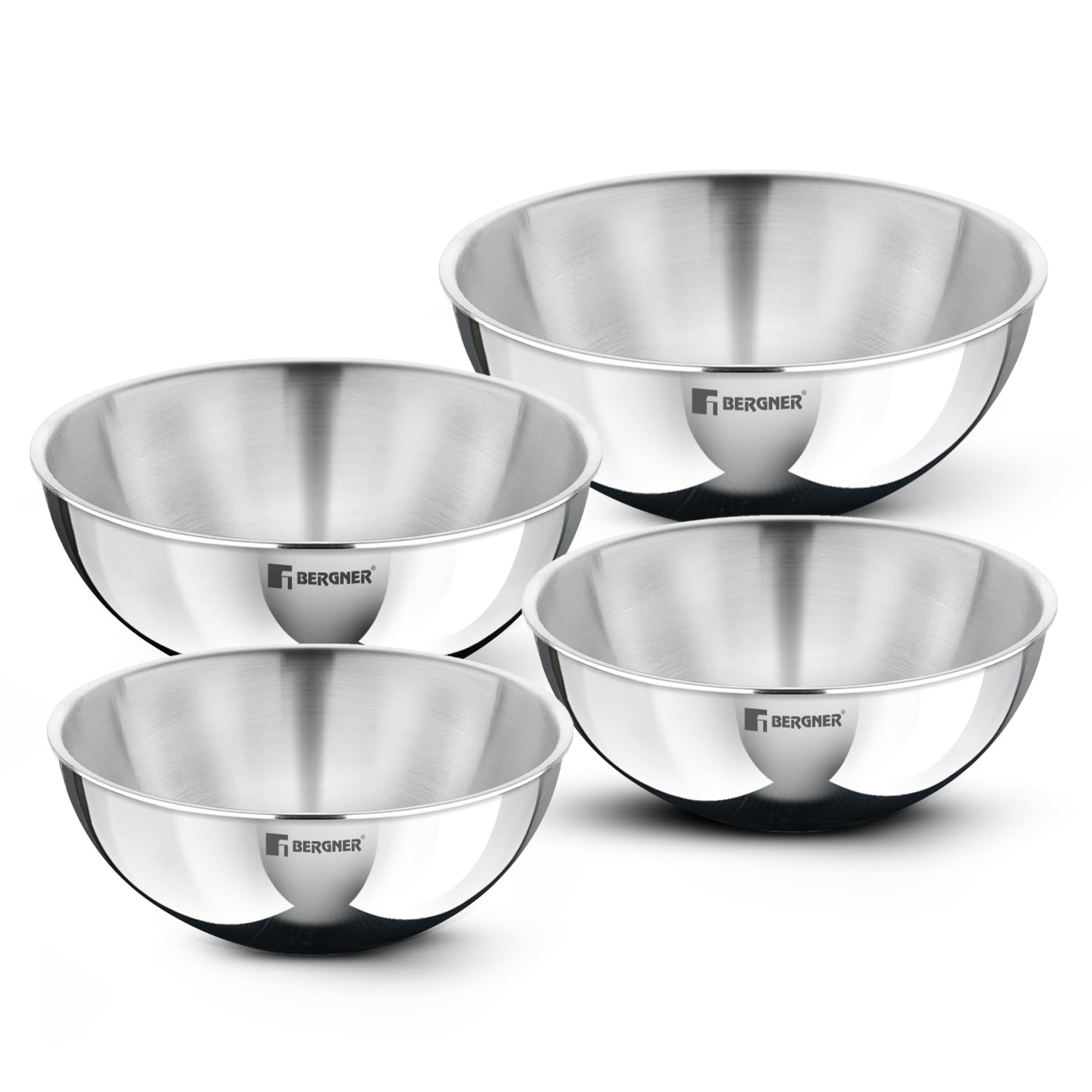 Argent TriPly 4 Pcs Tasra Set - Induction Bottom