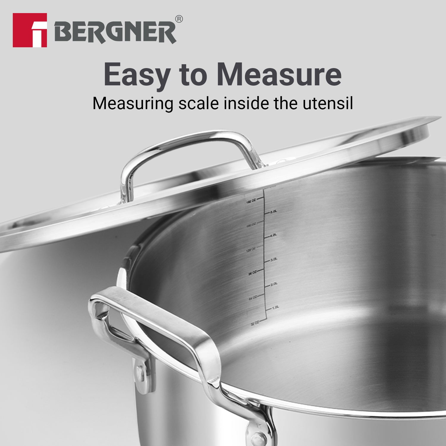 Tripro 4 Pcs Triply Cookware Set - Induction Bottom