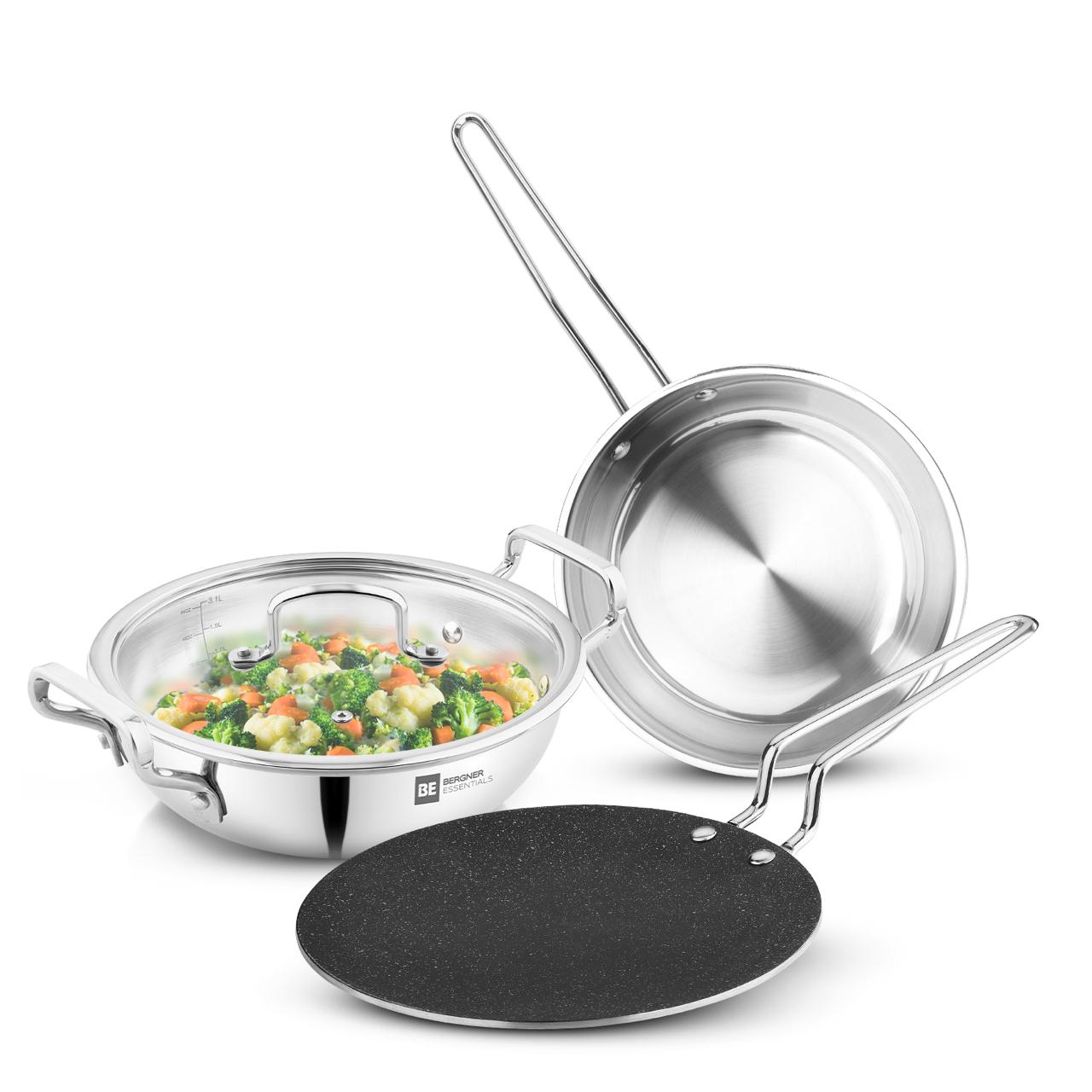 Tripro 7 Pcs Triply Cookware Set