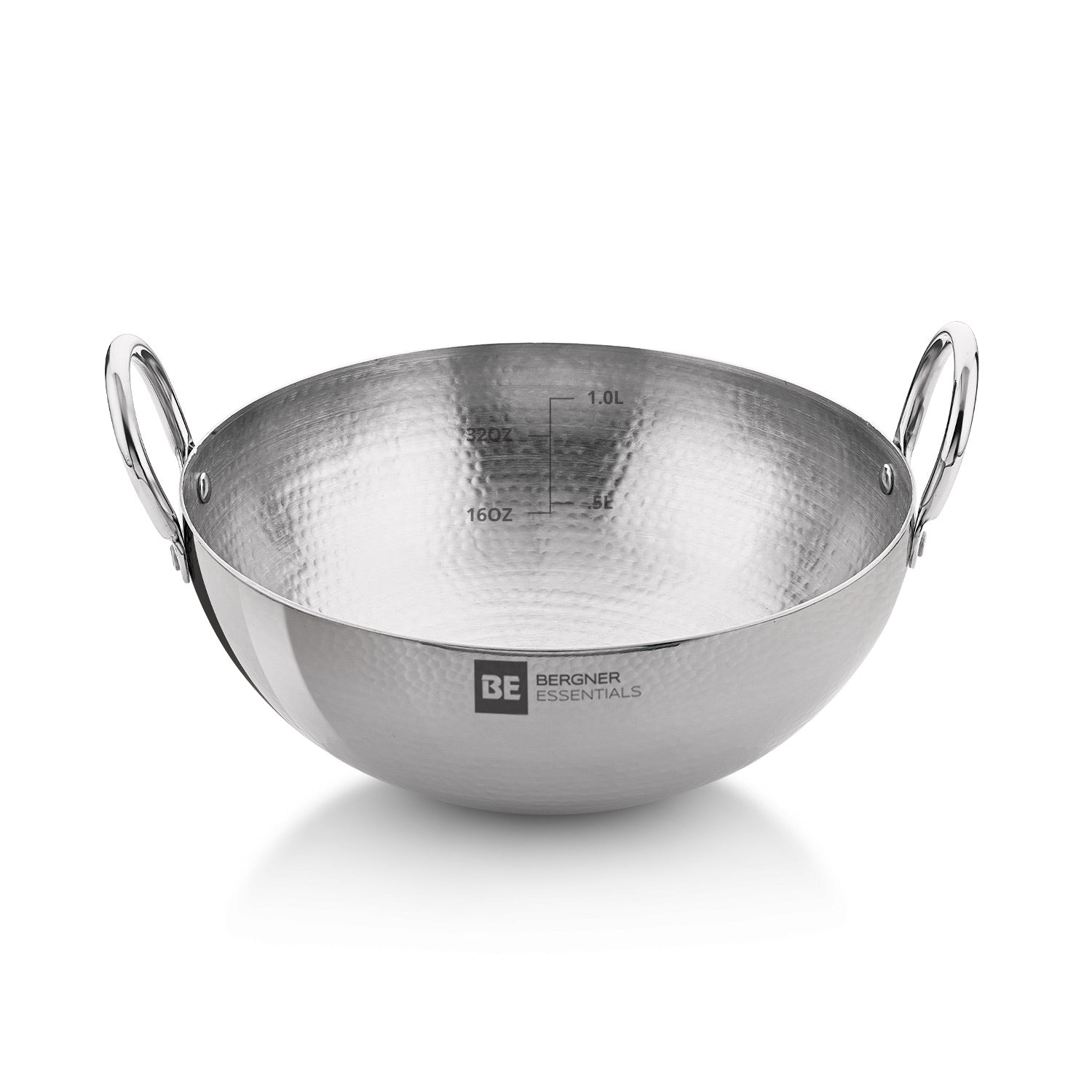 BE Essentials Hammered Kadai - Gas Stove Compatible