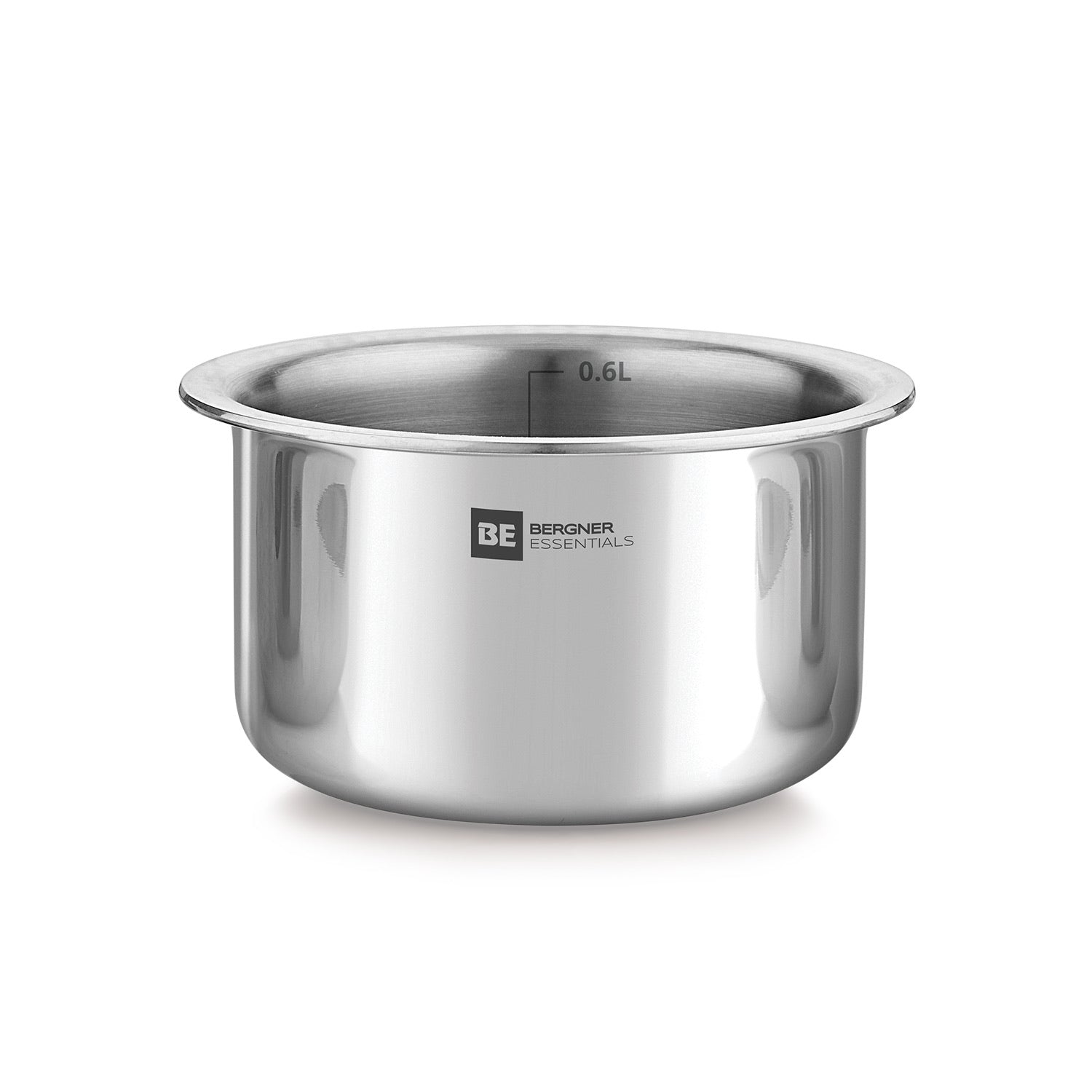 Bergner BE Essentials Tri-Ply Stainless Steel Junior Tope - Induction Bottom (5-Year Warranty)