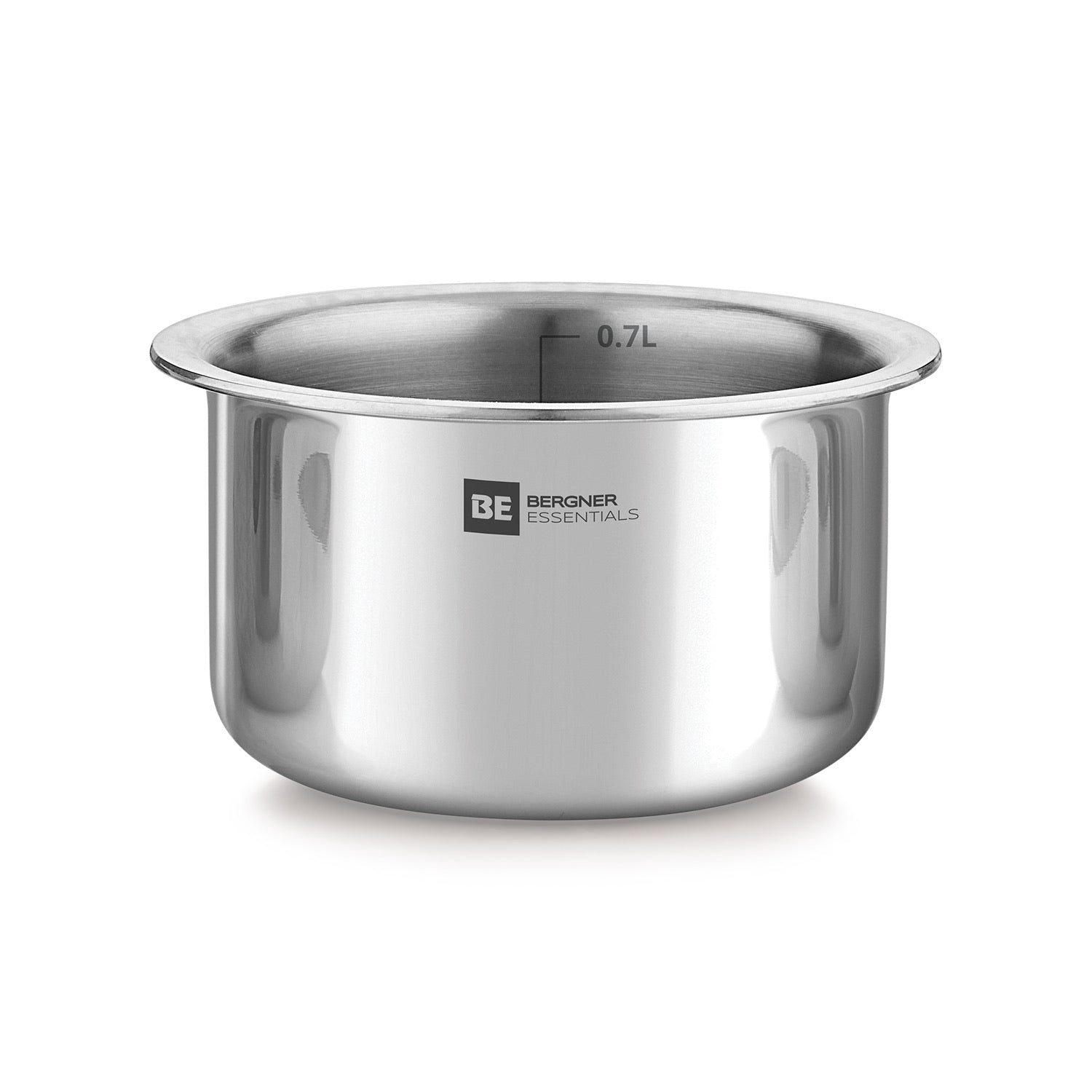 Bergner BE Essentials Tri-Ply Stainless Steel Junior Tope - Induction Bottom (5-Year Warranty)