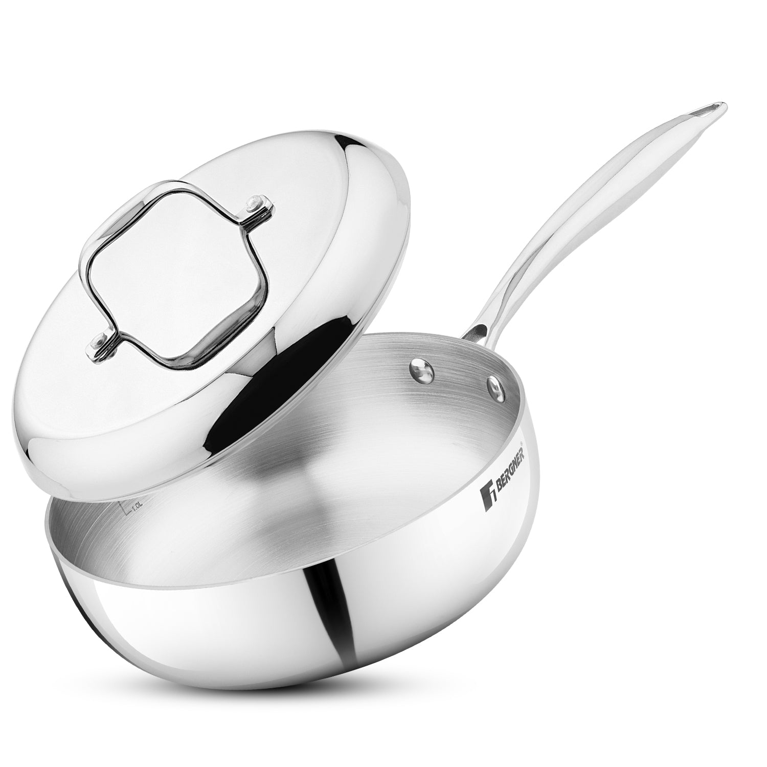 Argent Saira Tri-Ply Stainless Steel Multi Purpose Frypan