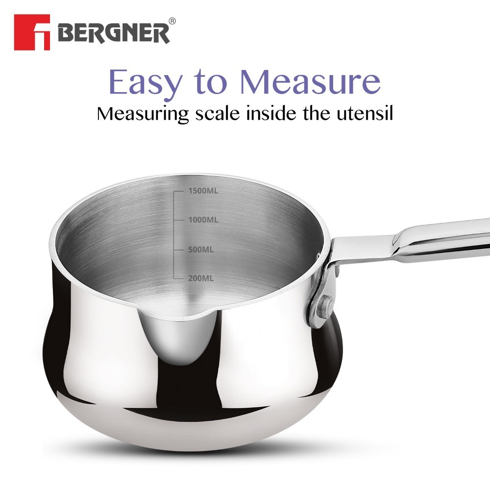 BE Essentials Tri-Ply Stainless Steel 14cm (1.5L) Coffee Warmer