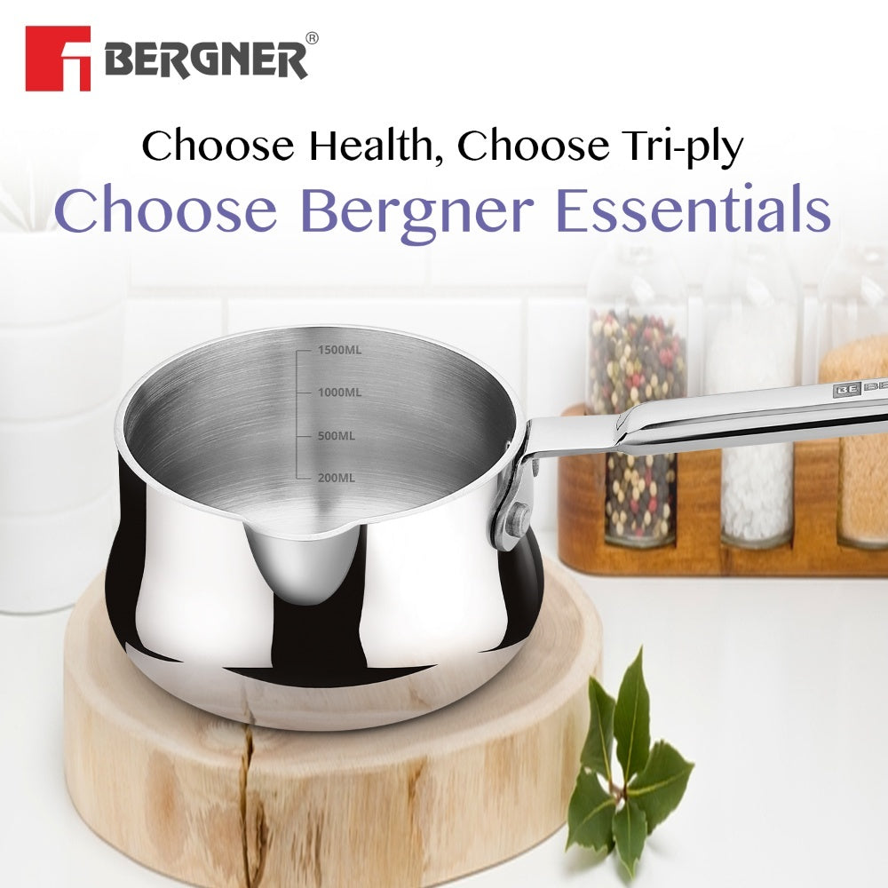 BE Essentials Tri-Ply Stainless Steel 14cm (1.5L) Coffee Warmer