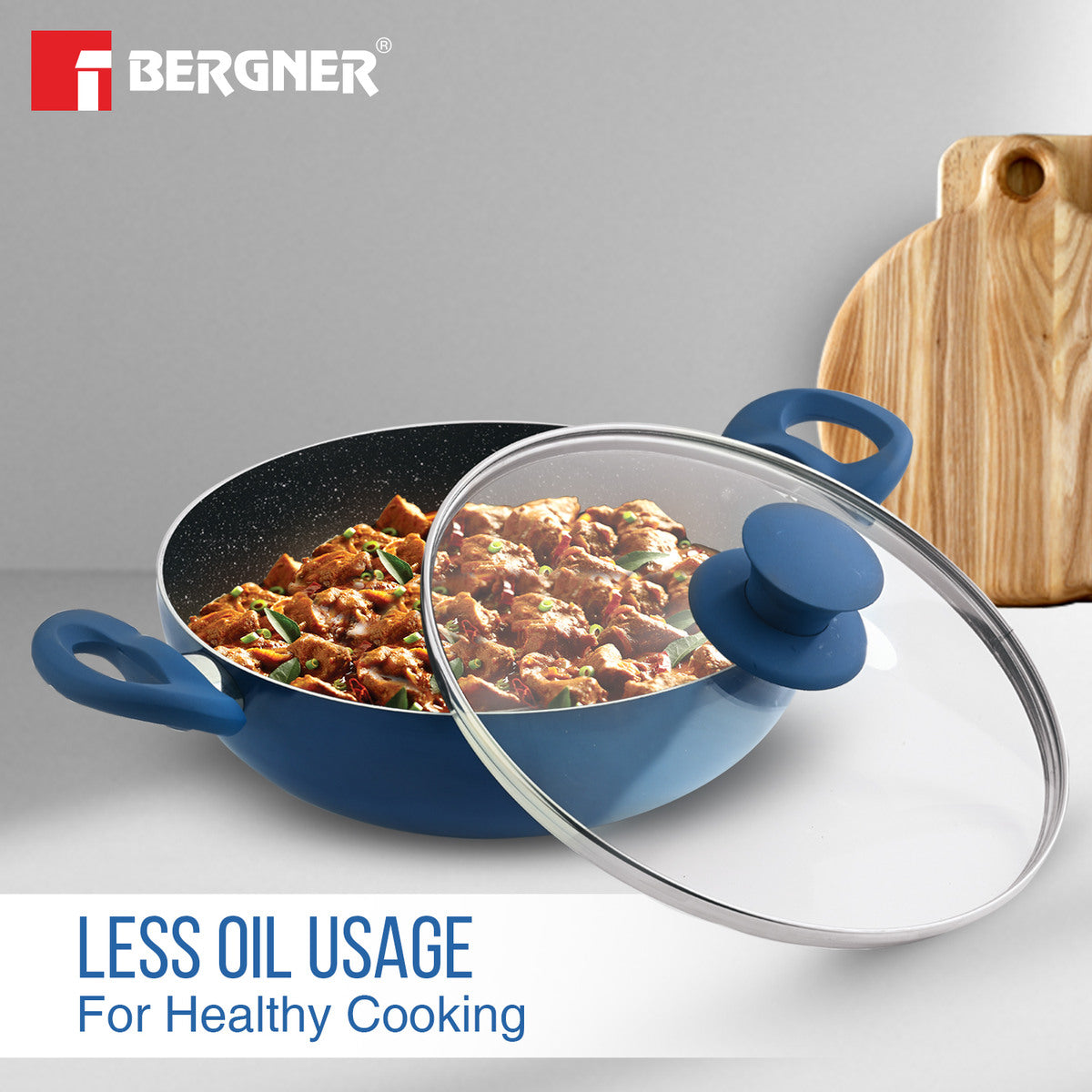 Aster Non-Stick 4 Pcs Cookware Set - Induction Bottom