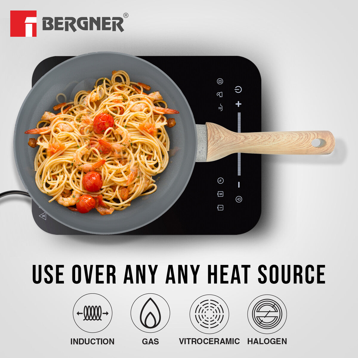 Terra Non-Stick 3 Pcs Cookware Set - Induction Bottom