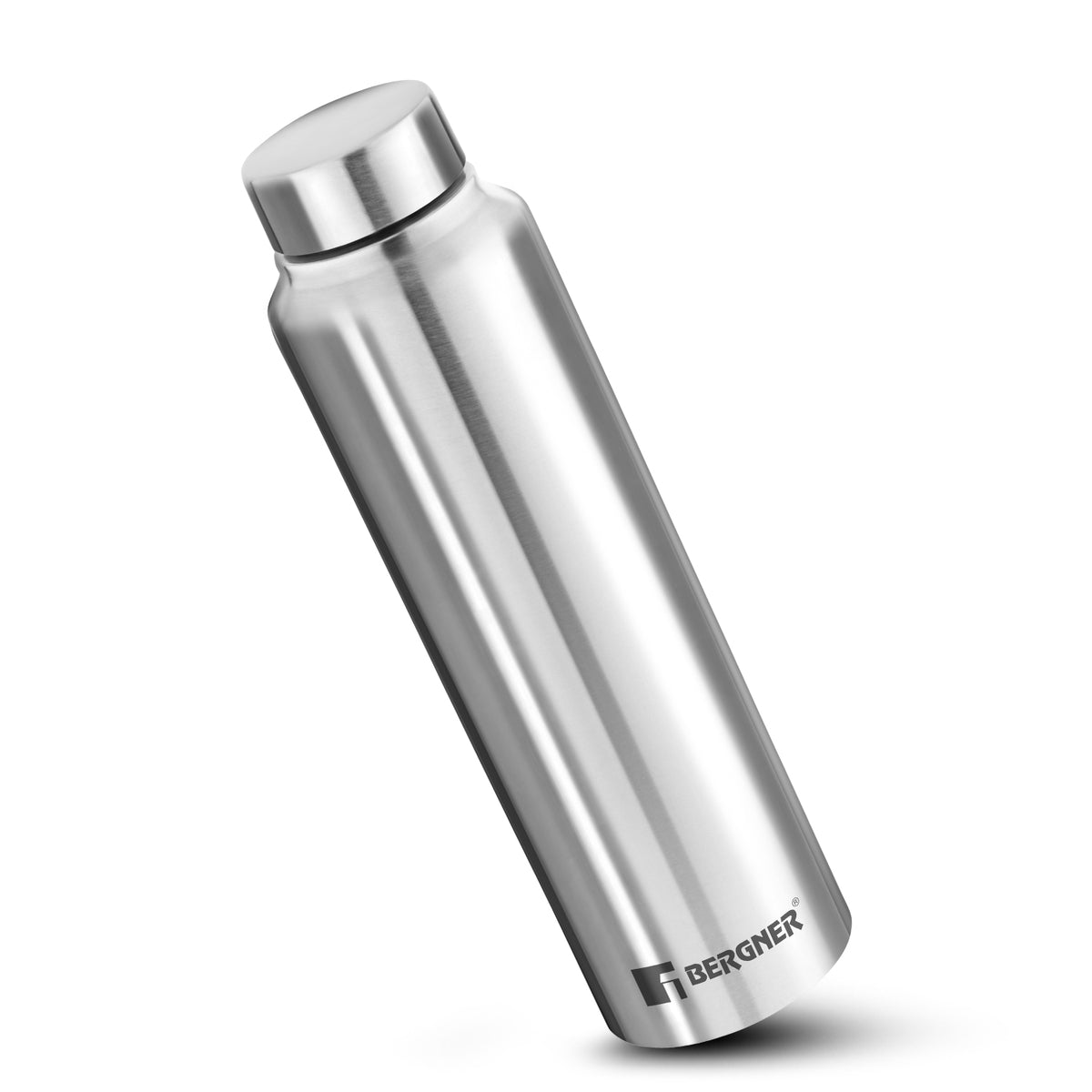 Walking Stainless Steel 1000ml Water Bottle, Rustproof, Airtight and Leakproof - Silver