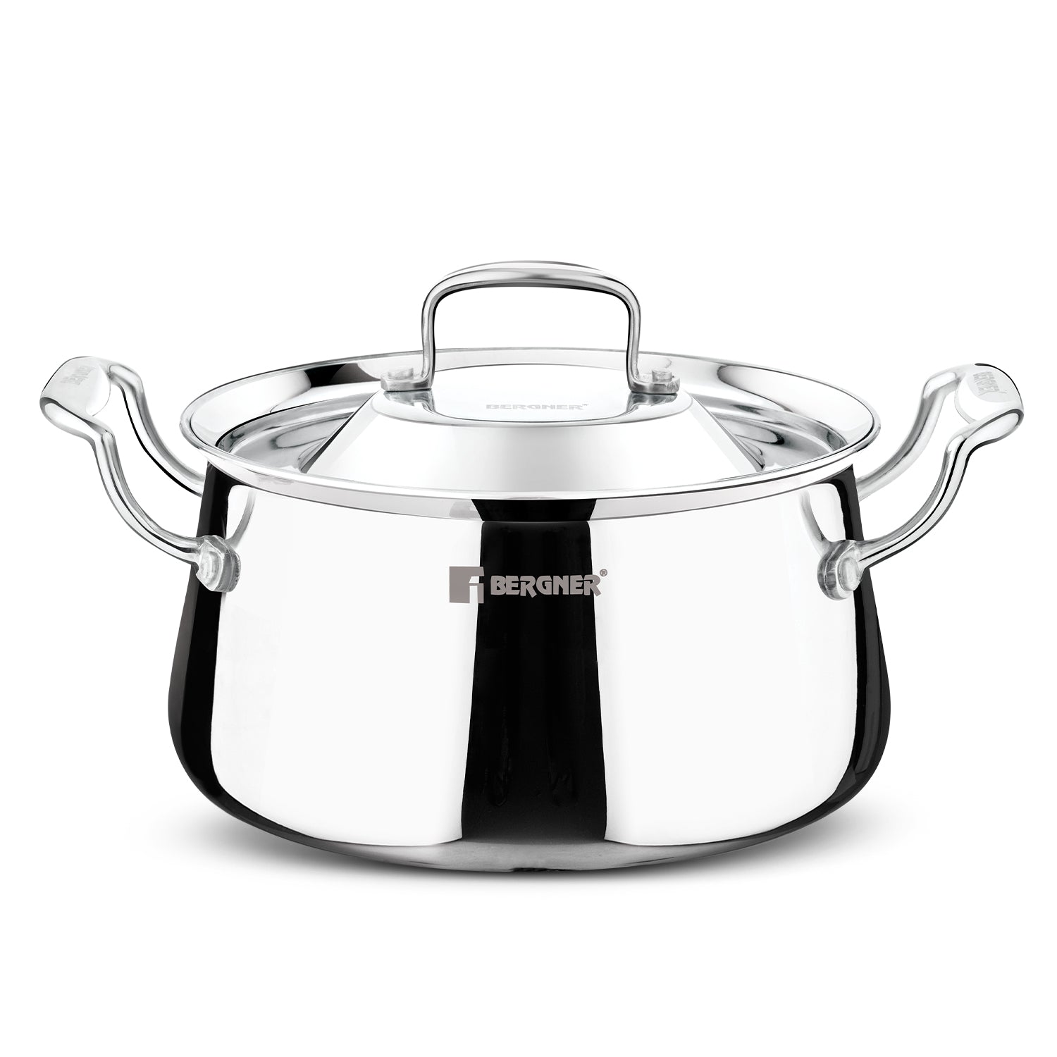 Argent Samsara Triply Rice Handi / Casserole with Stainless Steel Lid 24cm/(5.5L)