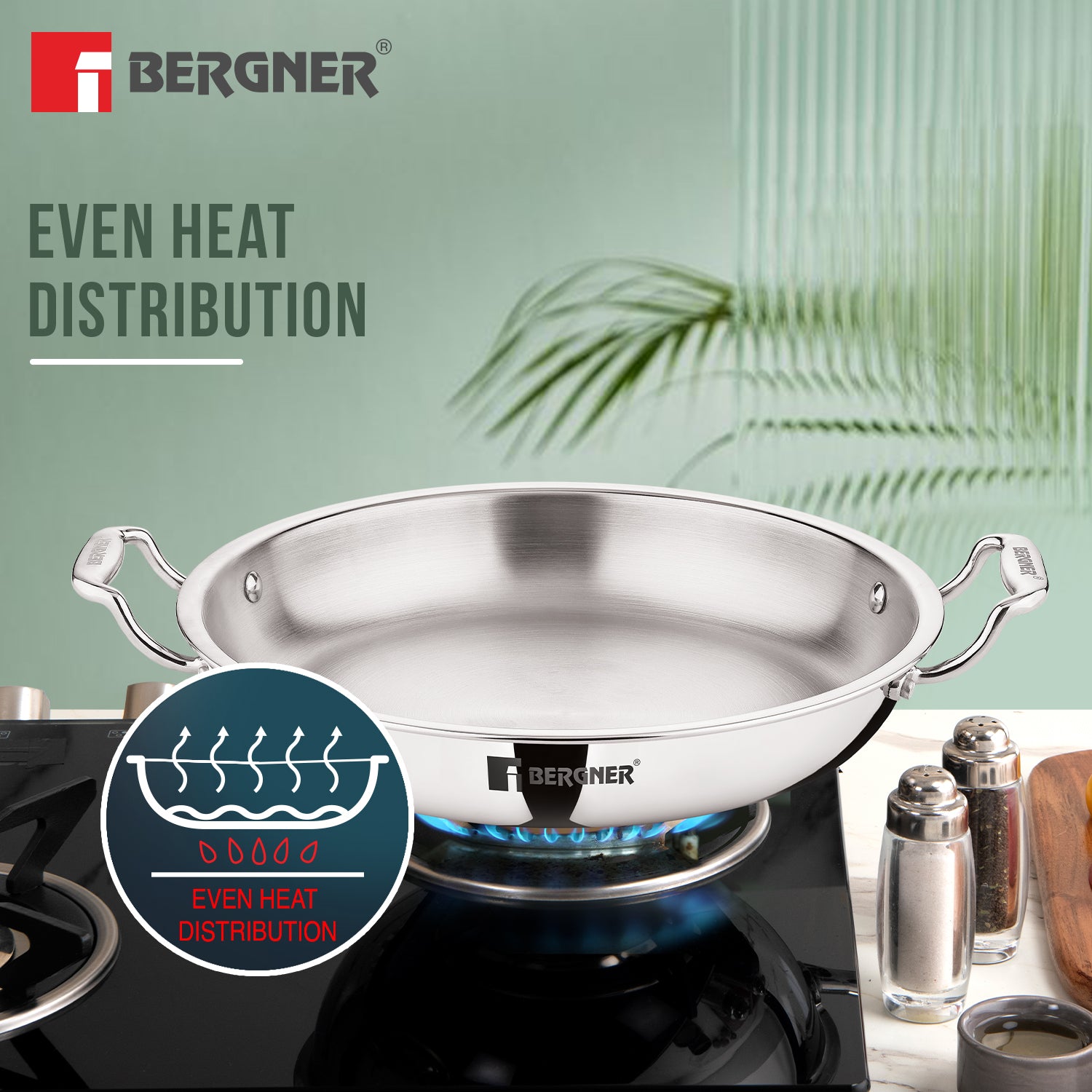 Argent Samsara Triply Jalebi Pan 28cm (3L)