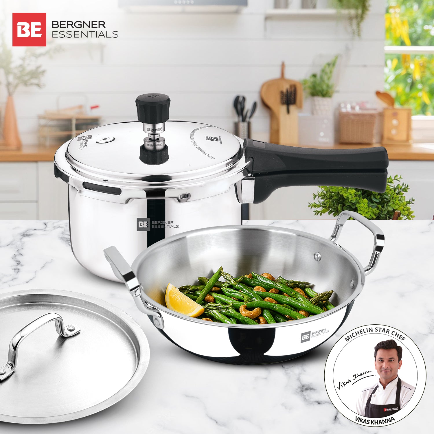 Tripro 3 Pcs Triply Cookware Set - Induction Bottom