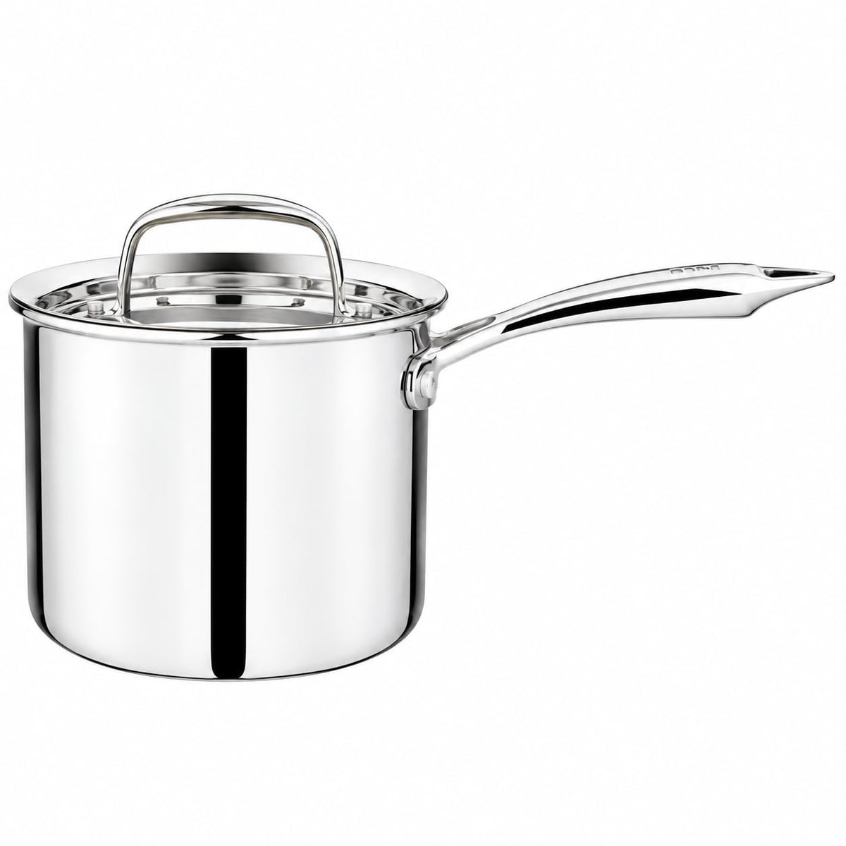 Argent Triply Stainless Steel Deep Pot (Mudde) 16cm (3L) with Lid