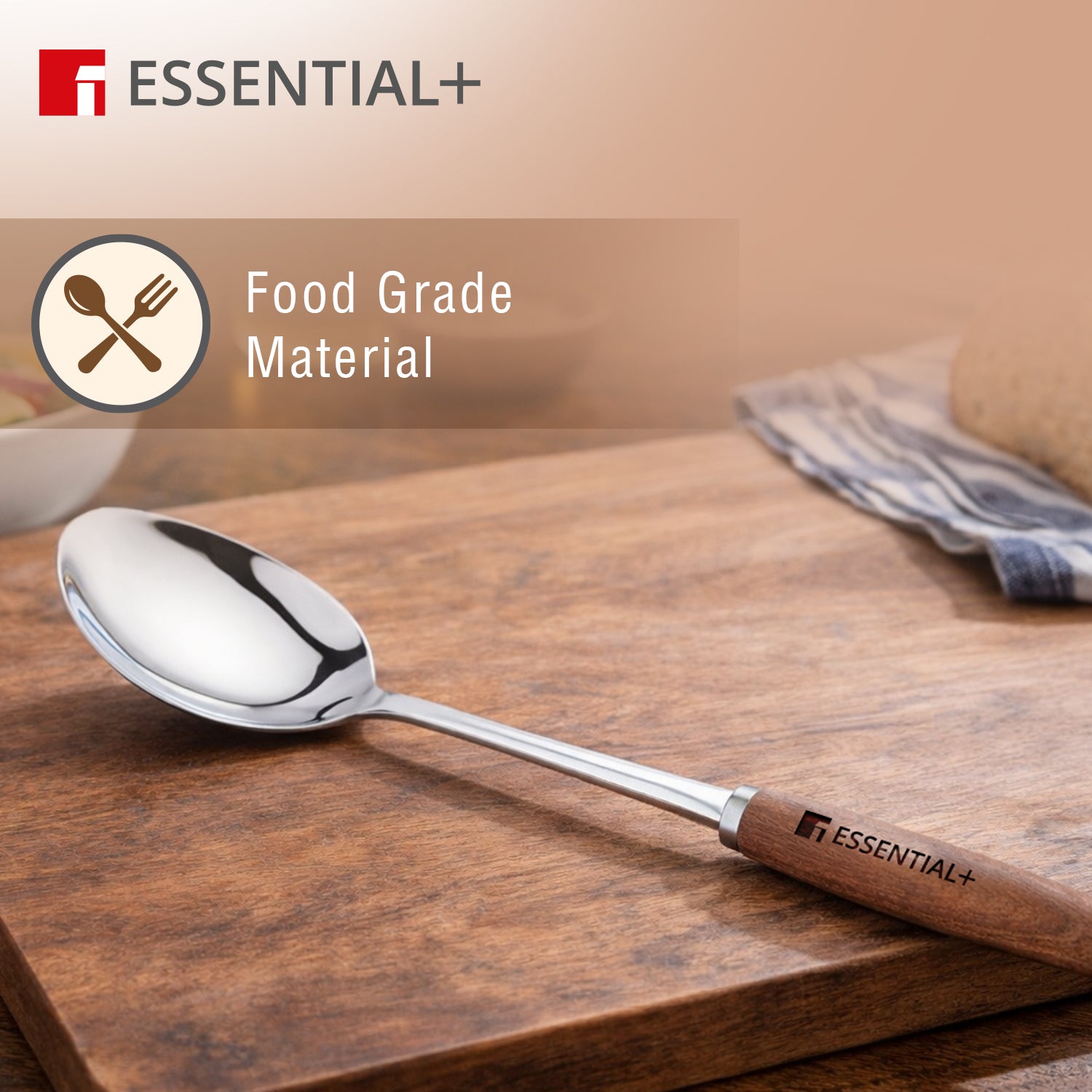 Essential Plus Stainless Steel 2 Pcs Kitchen Tool Set