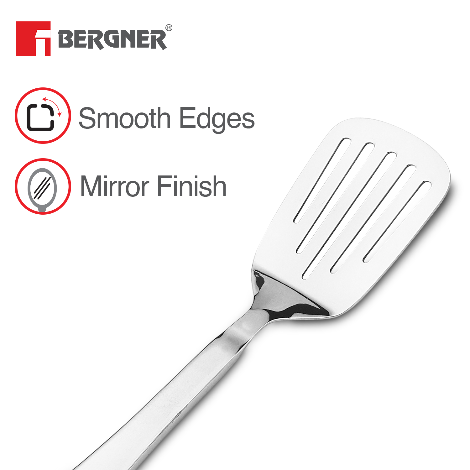 Argent Stainless Steel Slotted Turner 24cm