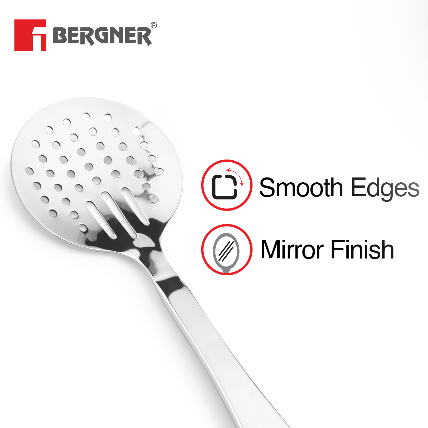 Argent Stainless Steel Serving Skimmer 24cm