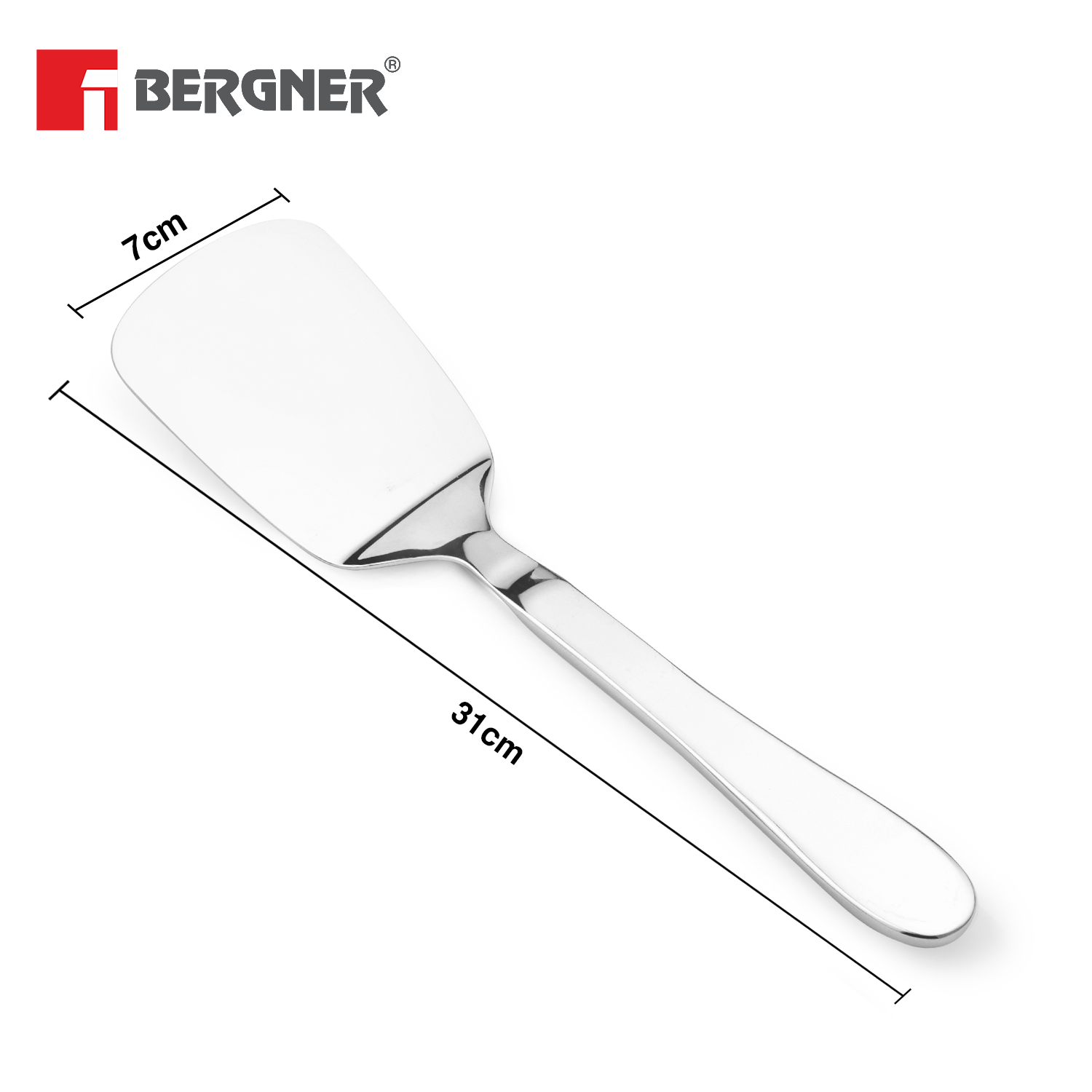 Argent Stainless Steel Solid Turner 31 cm