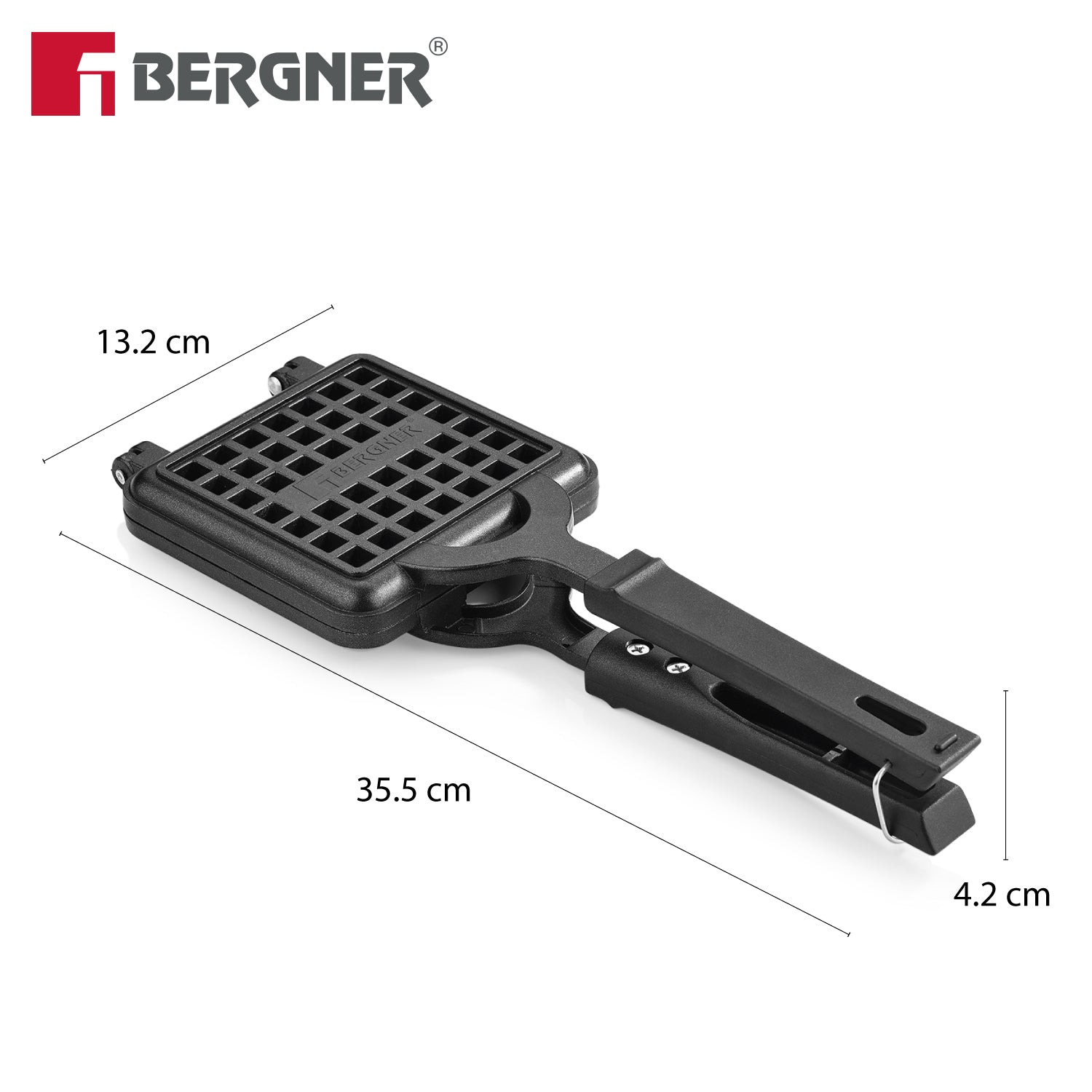 Senator Waffle Maker for Crispy Waffle at Home - Gas Stove Compatible