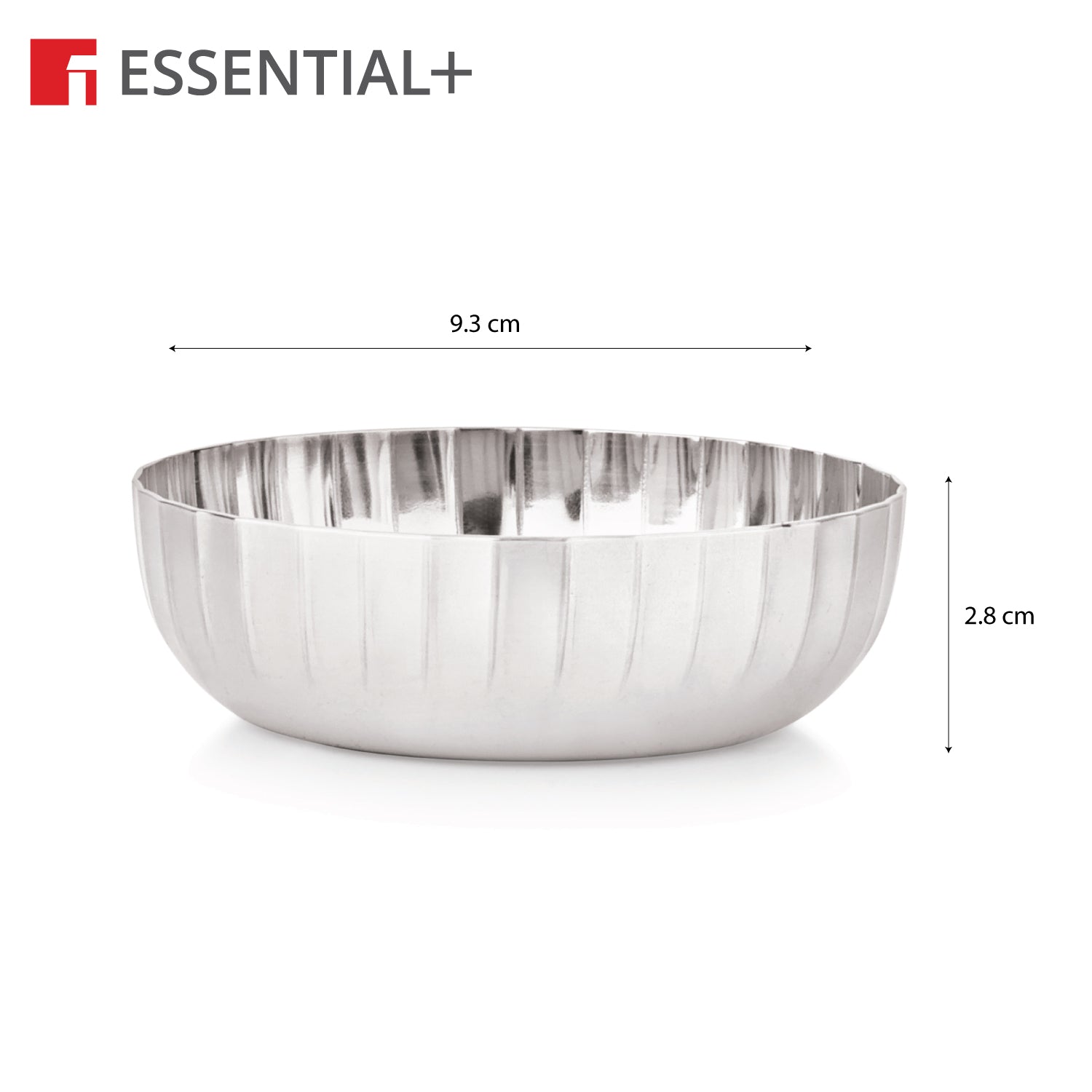 Signature 304 Stainless Steel Hammered Design 6 Pcs Dessert Plates
