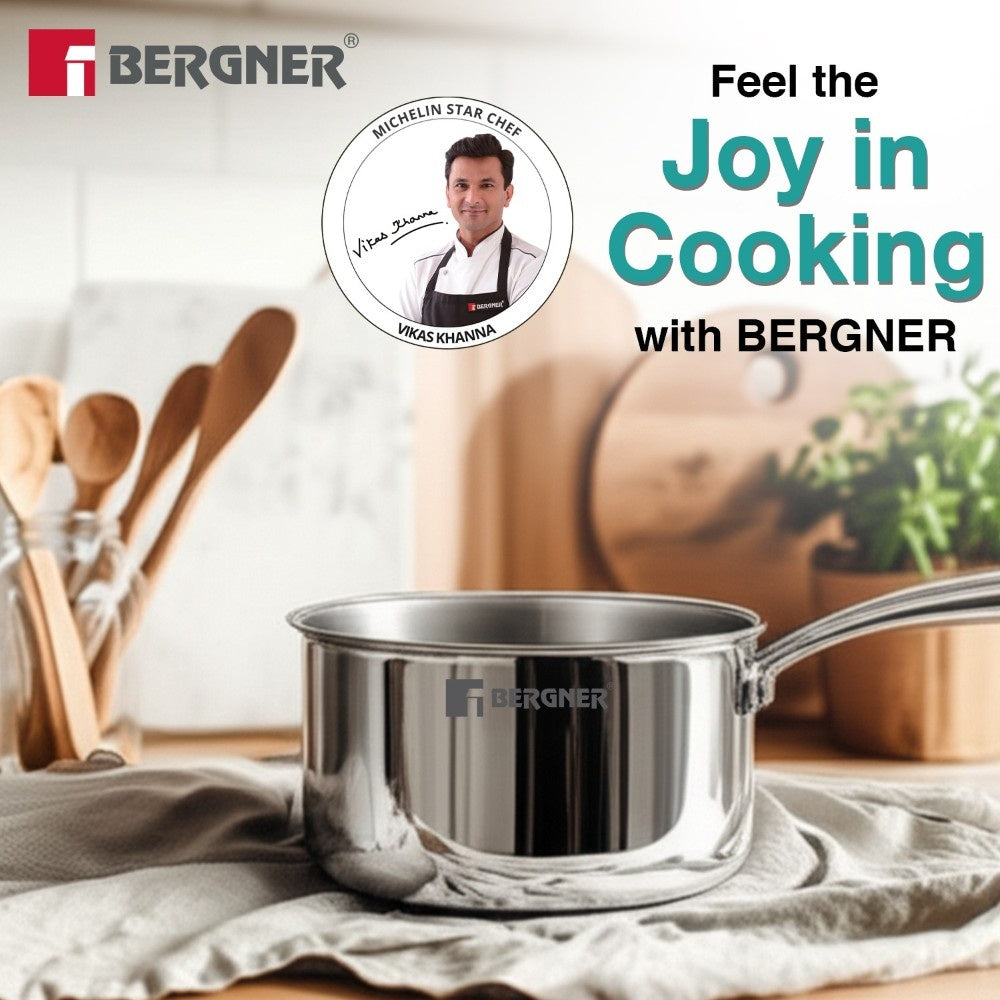 Argent Junior Chef Tri-Ply Stainless Steel 12cm (800ml) Saucepan