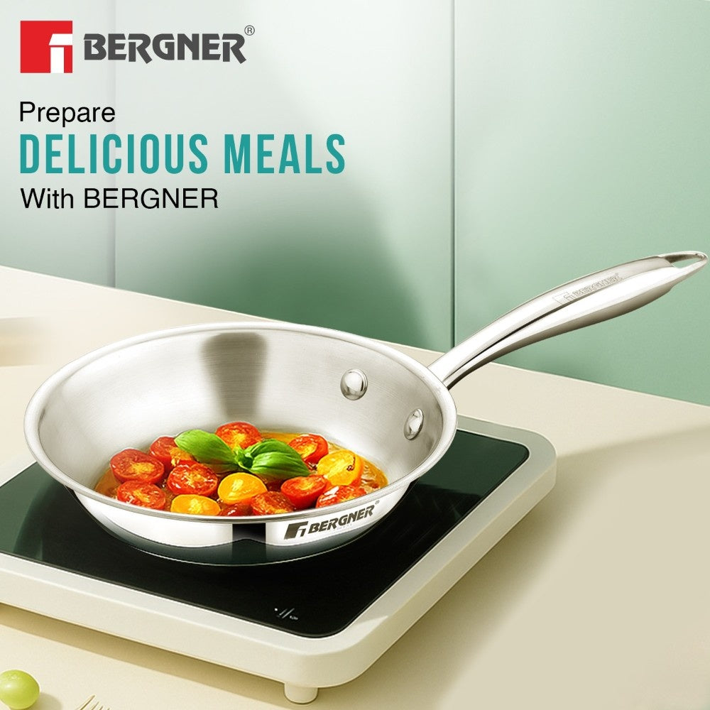 Argent Junior Chef Tri-Ply Stainless Steel Fryapn