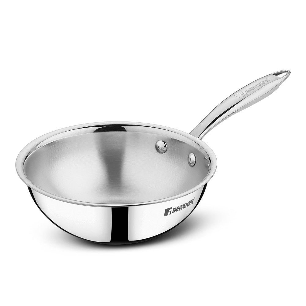 Argent Junior Chef Tri-Ply Stainless Steel Wok