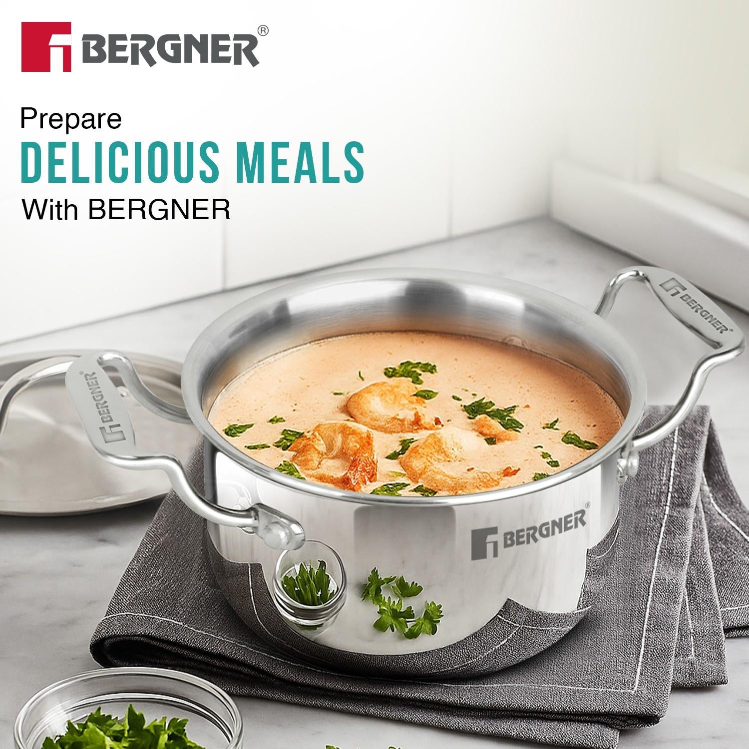 Argent Junior Chef Tri-Ply Stainless Steel Casserole