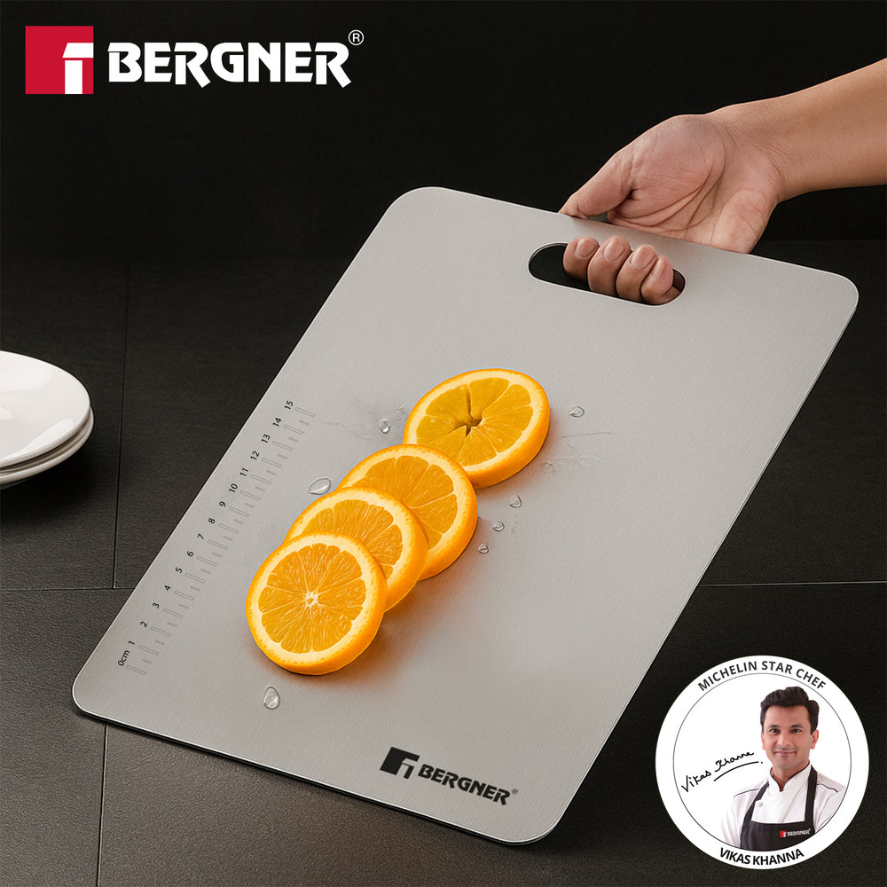 Essential Plus Stainless Steel Chopping Board | 21x32cm