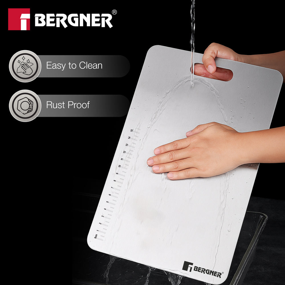 Essential Plus Stainless Steel Chopping Board | 21x32cm