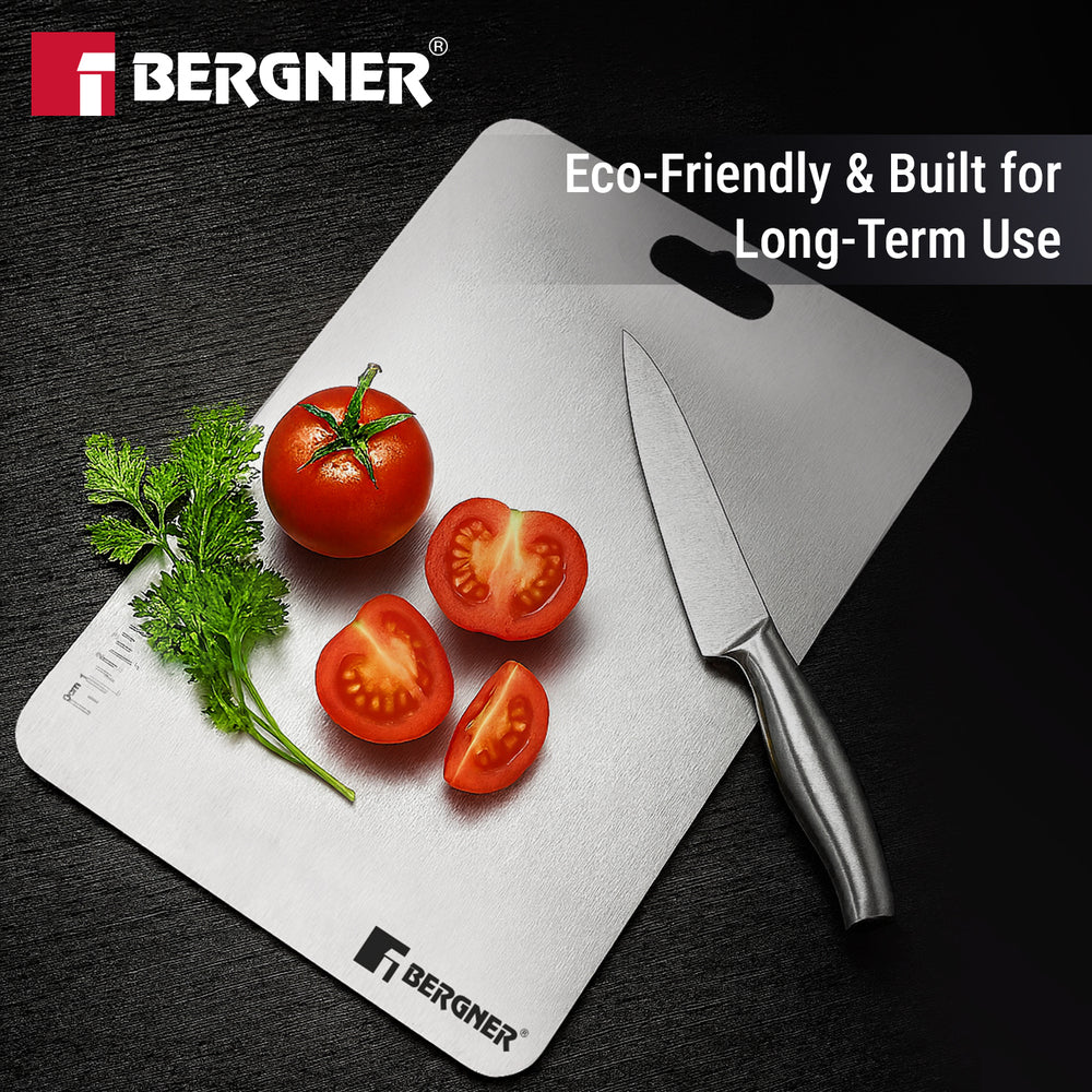 Essential Plus Stainless Steel Chopping Board | 21x32cm