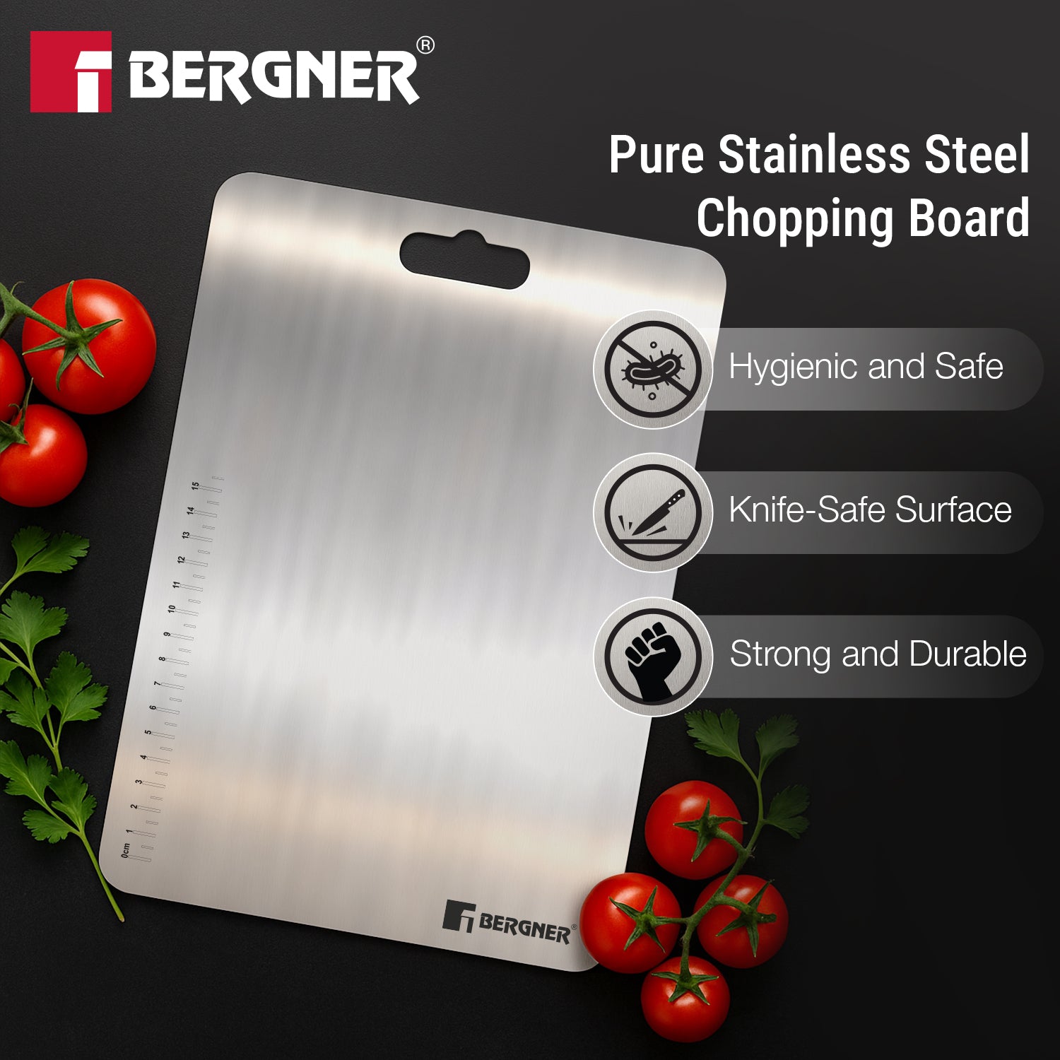 Stainless Steel Chopping Board | 25x36cm