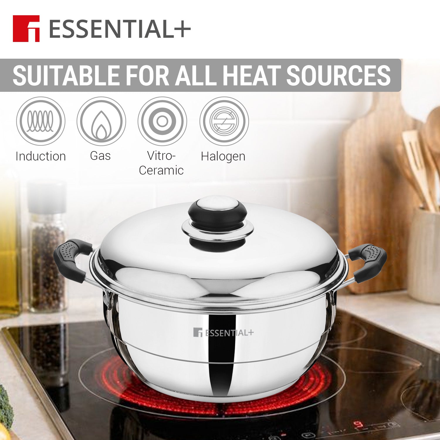 Essential Plus Stainless Steel Multi Kadai