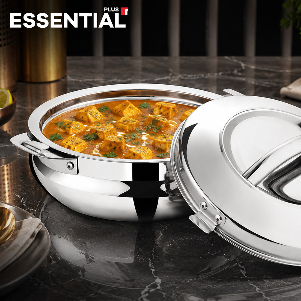 Essential Plus Stainless Steel Belly Hot Pot (2500ml)