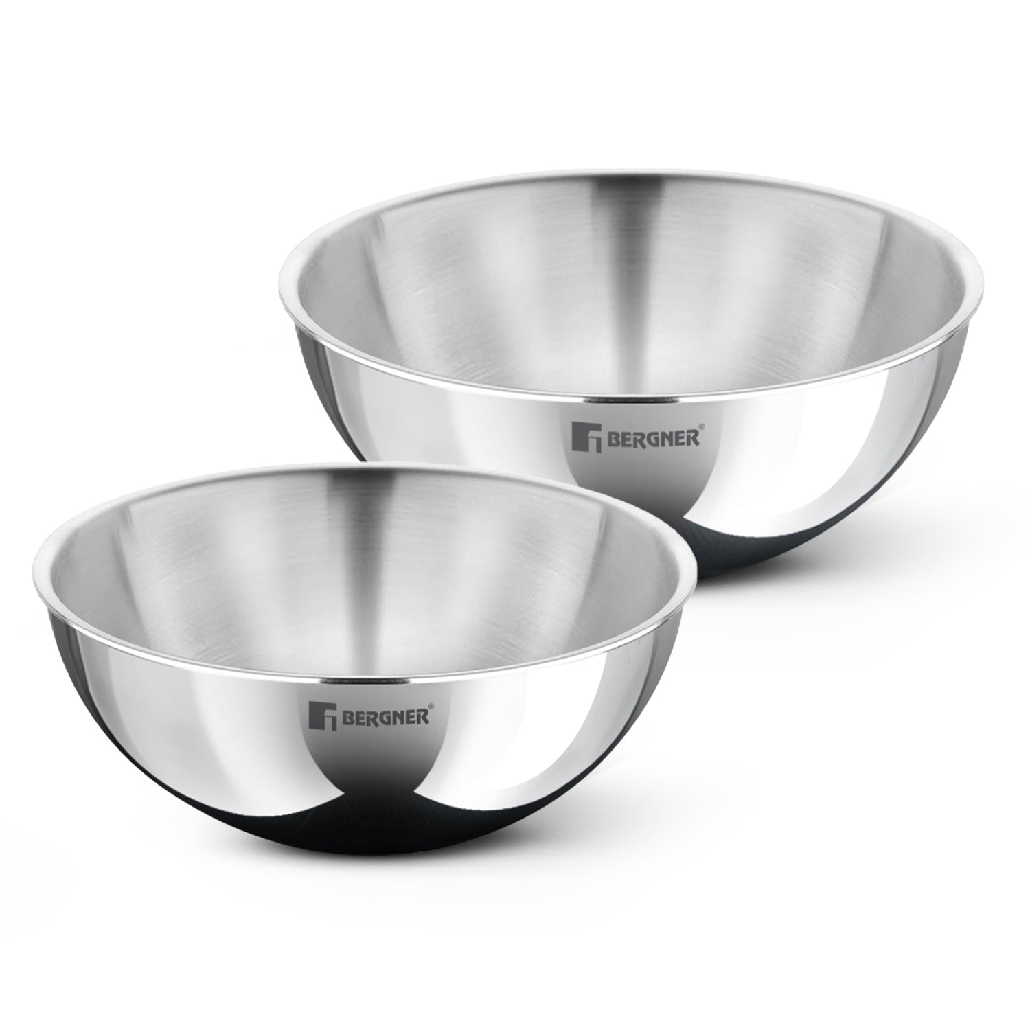 TriPro Tri-Ply Stainless Steel 2 Pcs Tasra Set - Induction Bottom