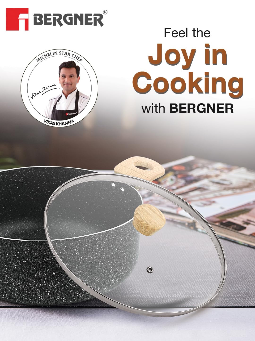 Earth Black Non-Stick 24cm (5L) Casserole